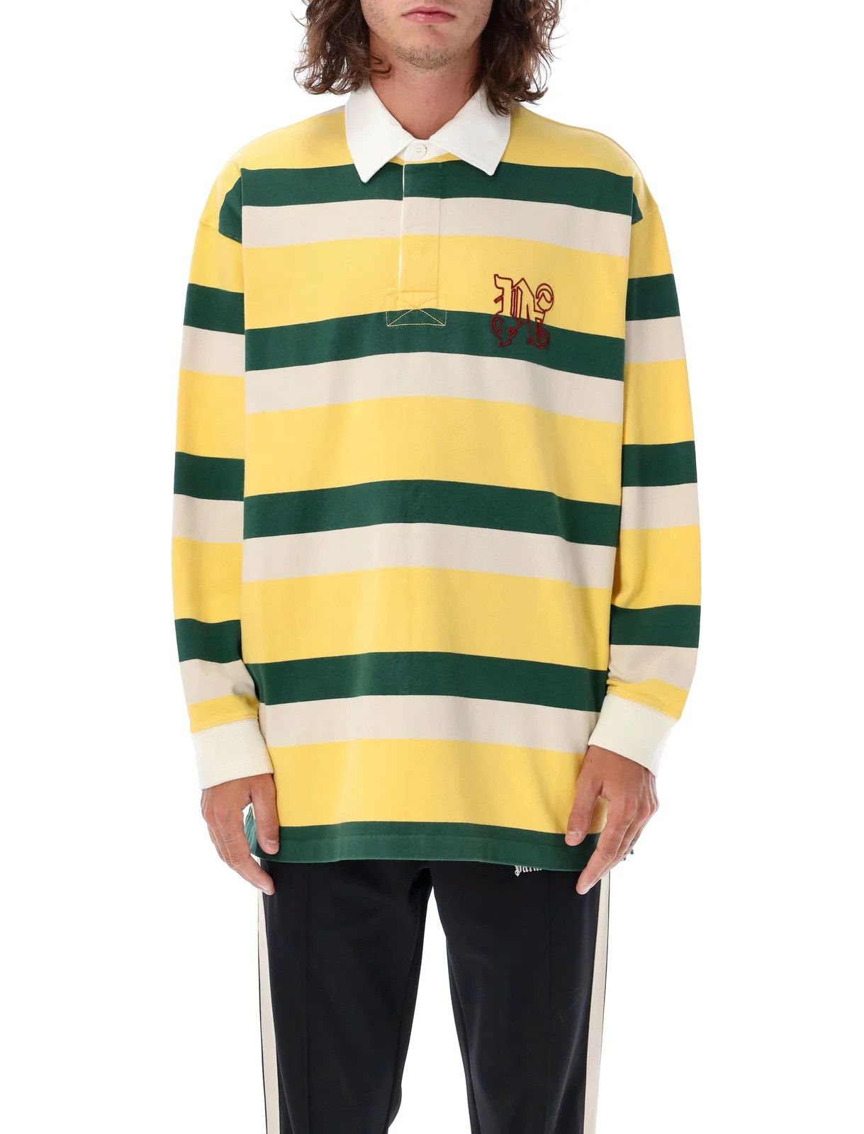 Palm Angels o1y0325 Logo Polo Shirt in Multicolor Size US S / EU 44-46 / 1 - 1 Thumbnail