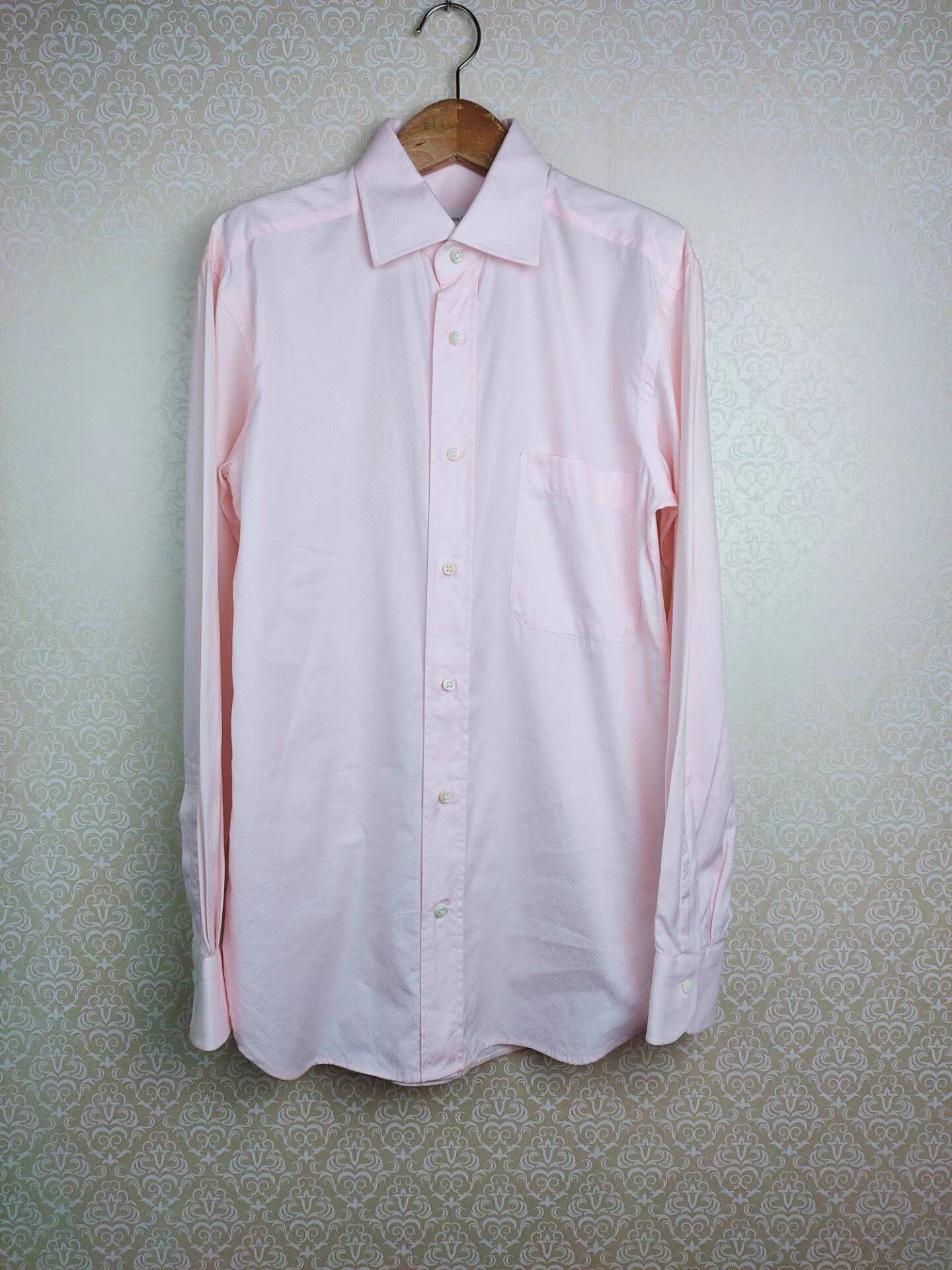 Ermenegildo Zegna Ermenegildo Zegna Men's Long Sleeve Shirt K29 Size US M / EU 48-50 / 2 - 1 Thumbnail