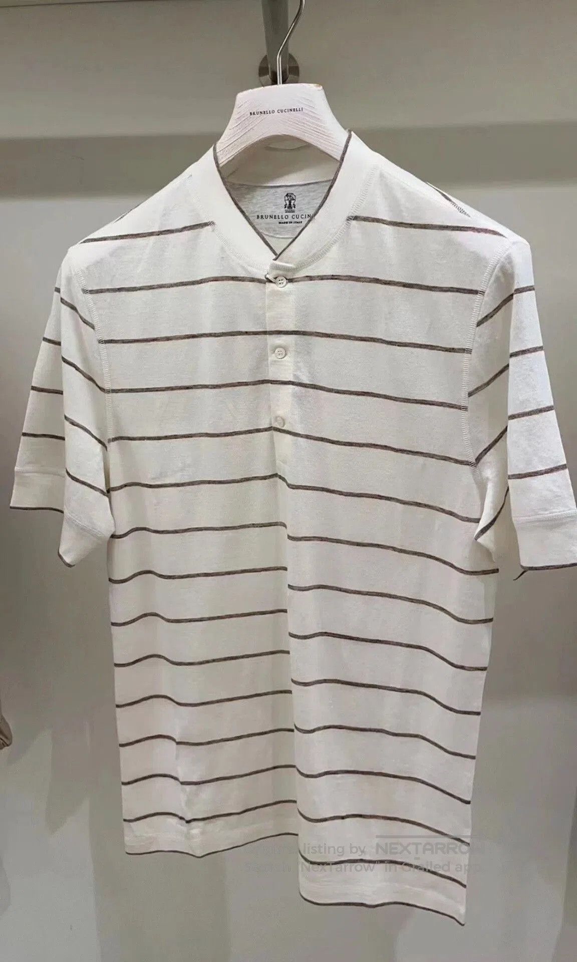 Brunello Cucinelli Brunello Cucinelli Men's Short Sleeve Polo. Size US M / EU 48-50 / 2 - 5 Thumbnail