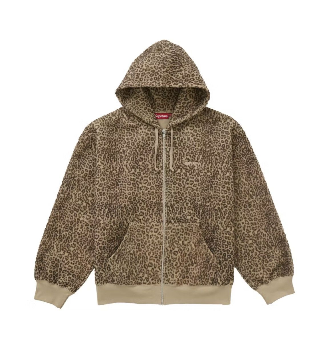 Supreme Supreme Hooded Zip Up Thermal Leopard Size Medium | Grailed