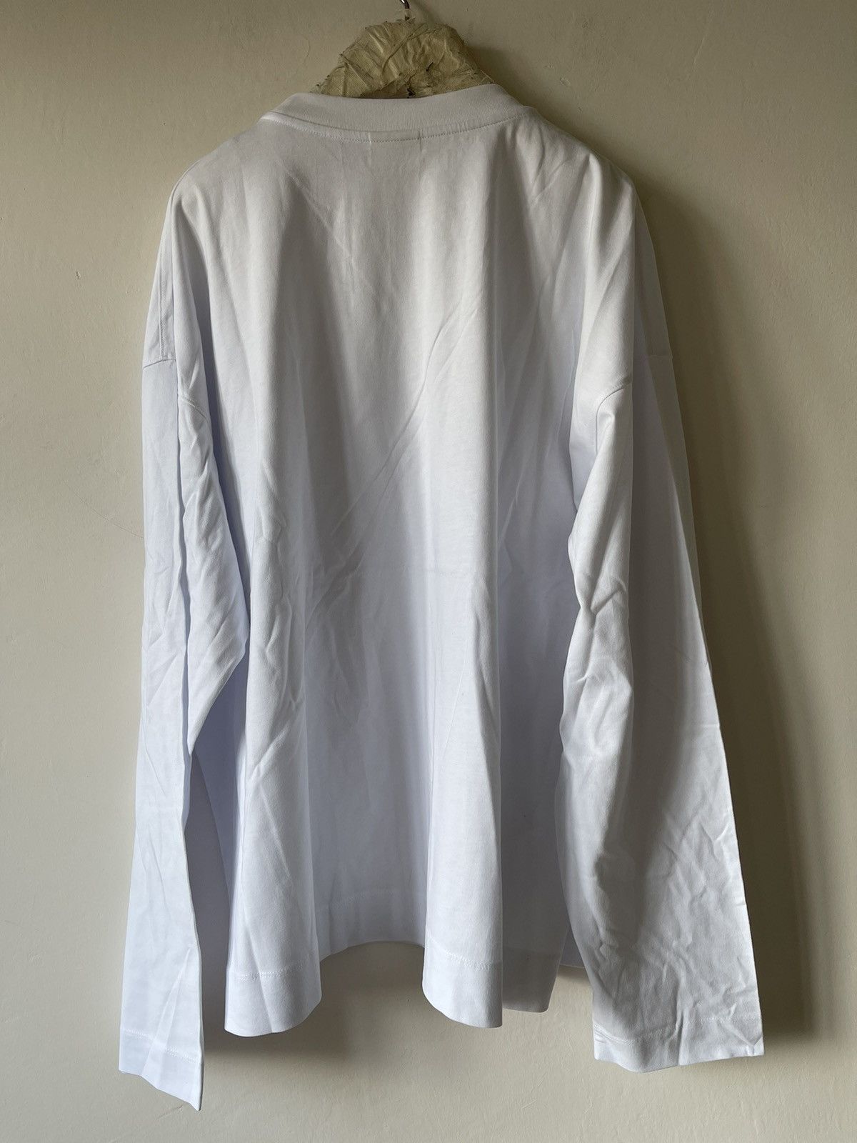 Dries Van Noten White Crewneck Long Sleeve T-Shirt Size US M / EU 48-50 / 2 - 4 Thumbnail
