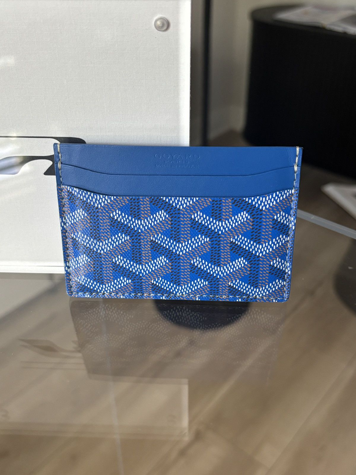 Goyard GOYARD | BLUE SULPICE CARDHOLDER WALLET Size ONE SIZE - 4 Thumbnail
