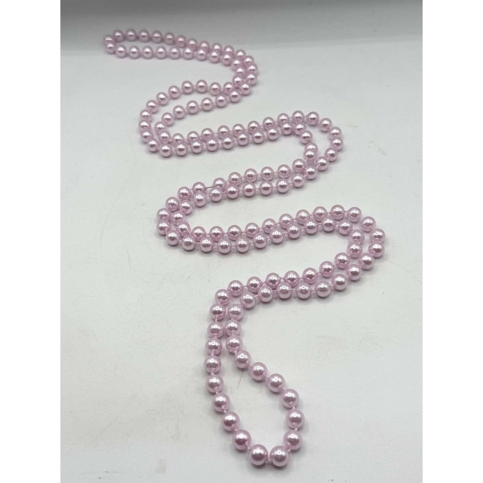 Vintage Vintage purple faux pearl beaded necklace Size ONE SIZE - 4 Thumbnail