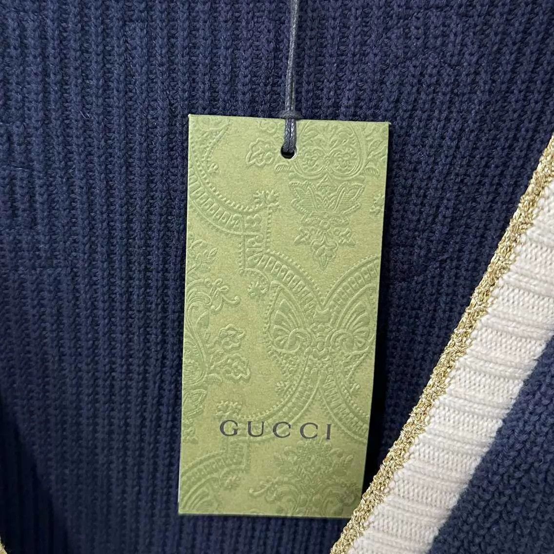 Gucci GUCCI gold thread pearl buttons cardigan women's S Size S / US 4 / IT 40 - 4 Thumbnail