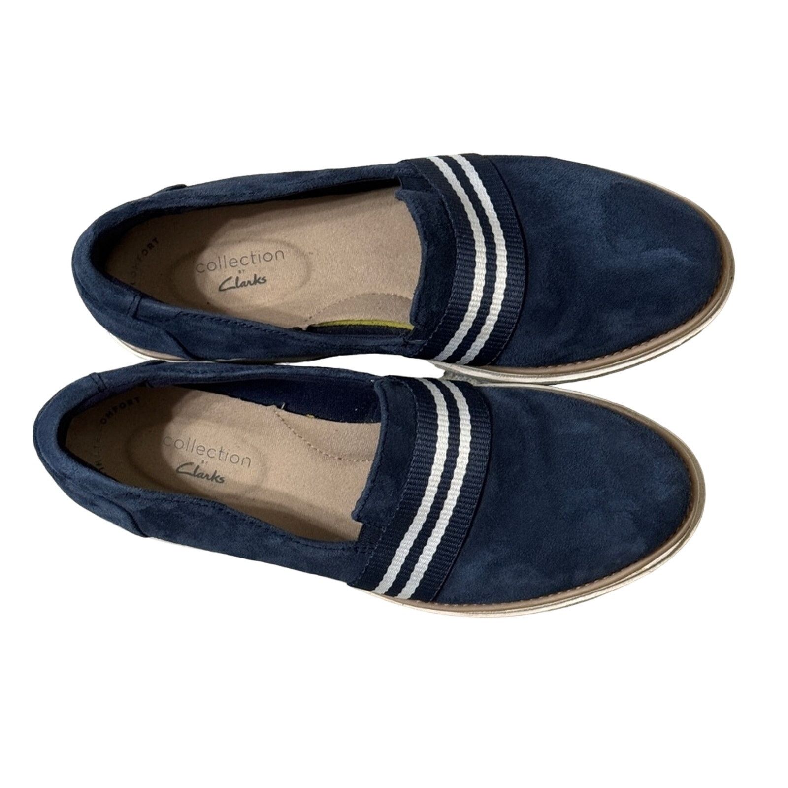 Clarks Clarks Sharon Bay Low Wedge Slip On Shoes Blue Size 6 Size US 6 / IT 36 - 2 Thumbnail