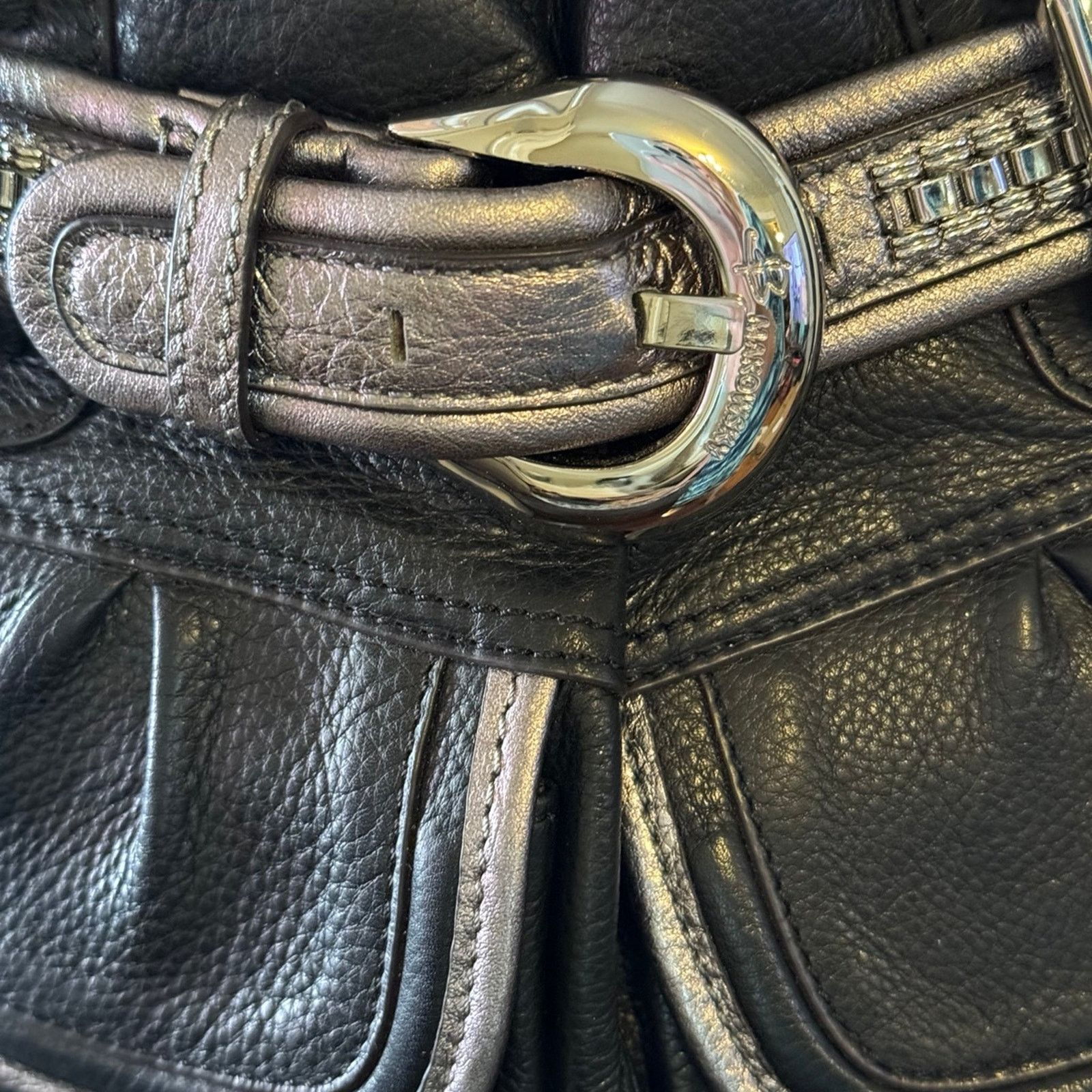 NBDN Nobrandedon New! B. Makowsky leather hand bag Size ONE SIZE - 4 Thumbnail