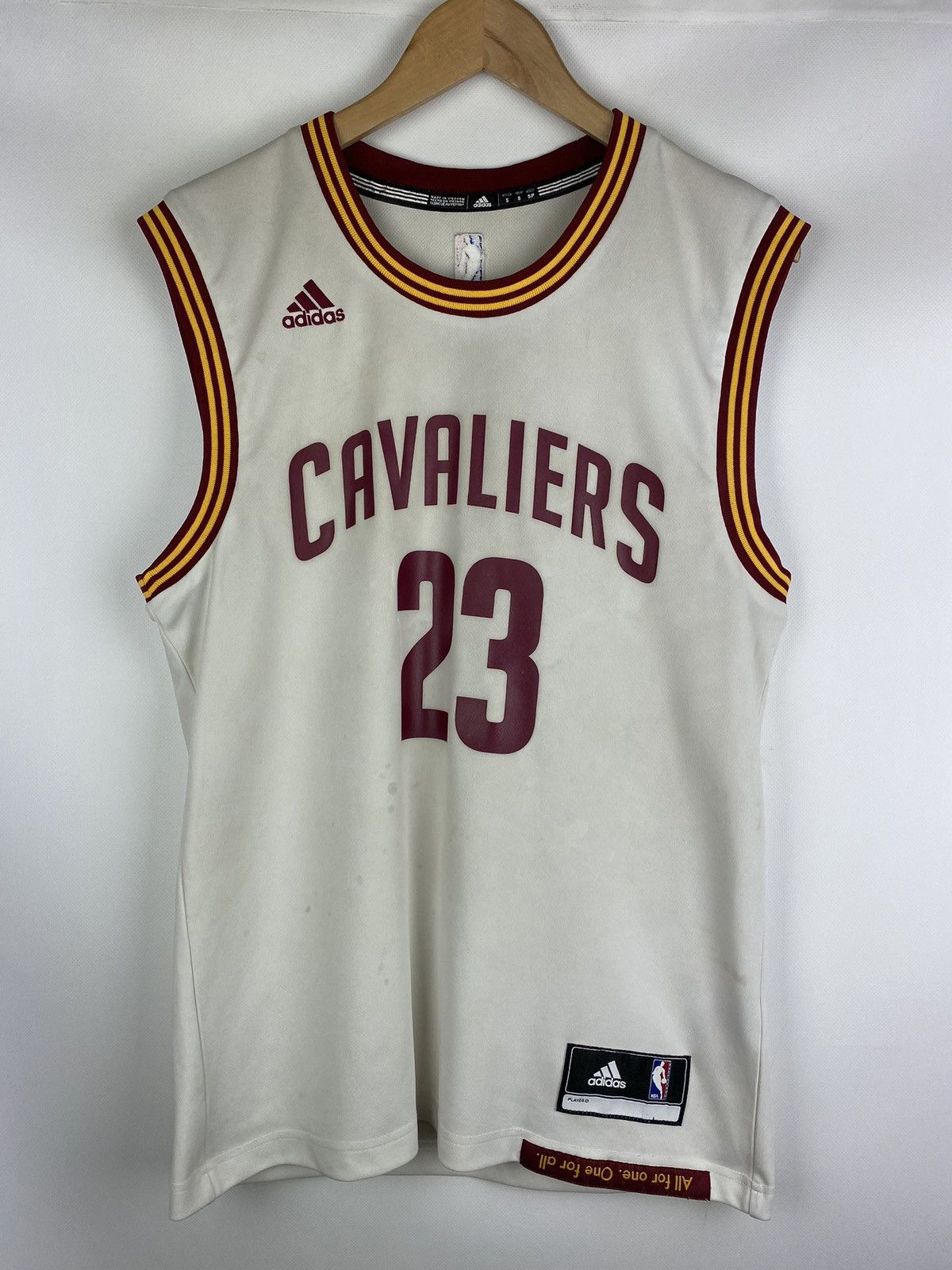 NBA Adidas Cleveland Cavaliers Lebron James 23 Jersey size S Size US S / EU 44-46 / 1 - 1 Thumbnail
