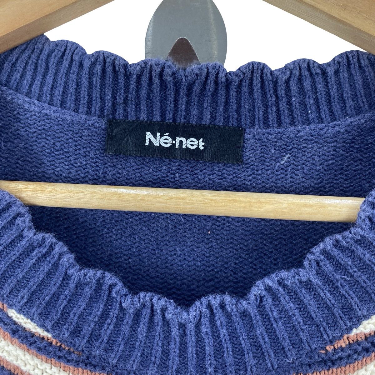 Ne-Net Vintage NE-NET Knit Sweater Dress Rust Long Sleeve Fair Size M / US 6-8 / IT 42-44 - 7 Thumbnail