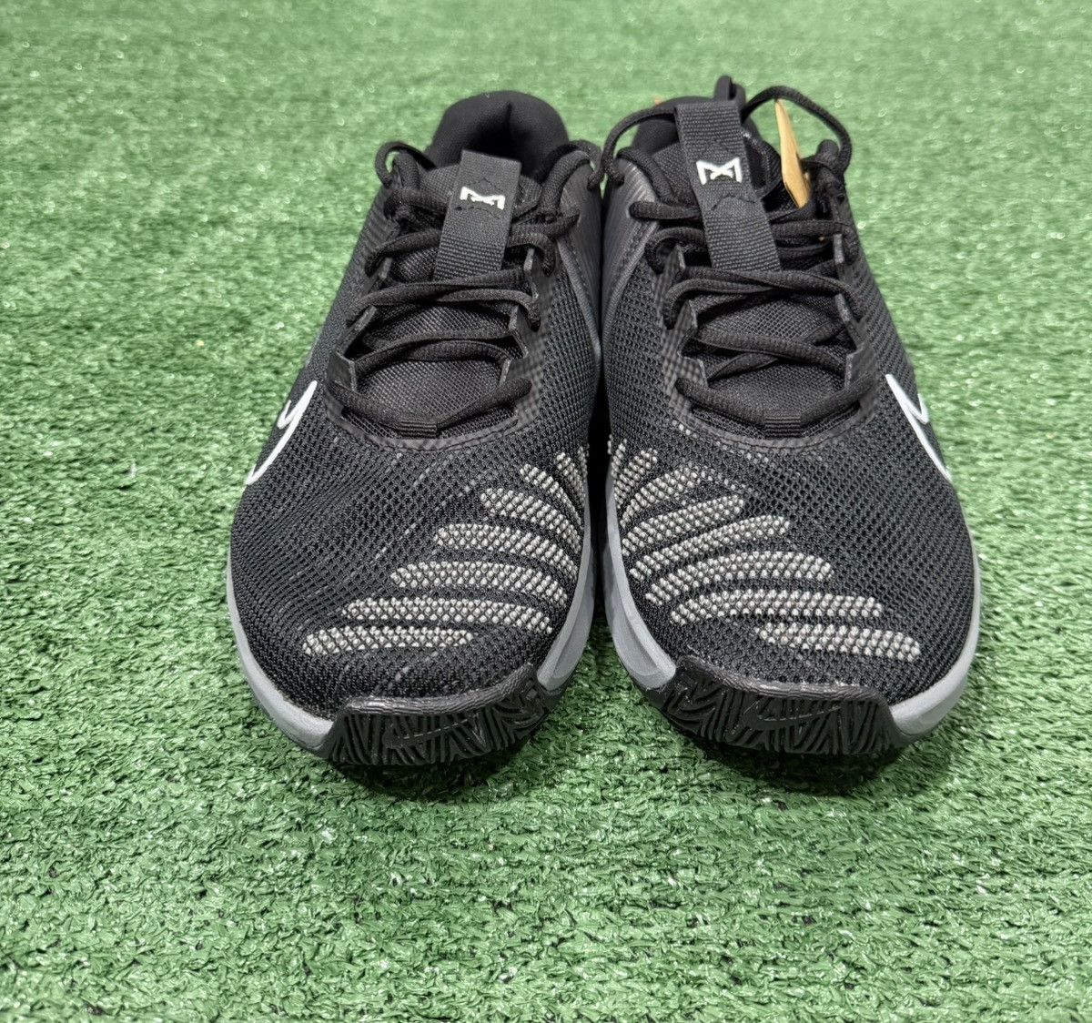 Nike Nike Women's Metcon9 Lace Up Training Shoes Black/Smoke Grey Size US 11 / IT 41 - 2 Thumbnail