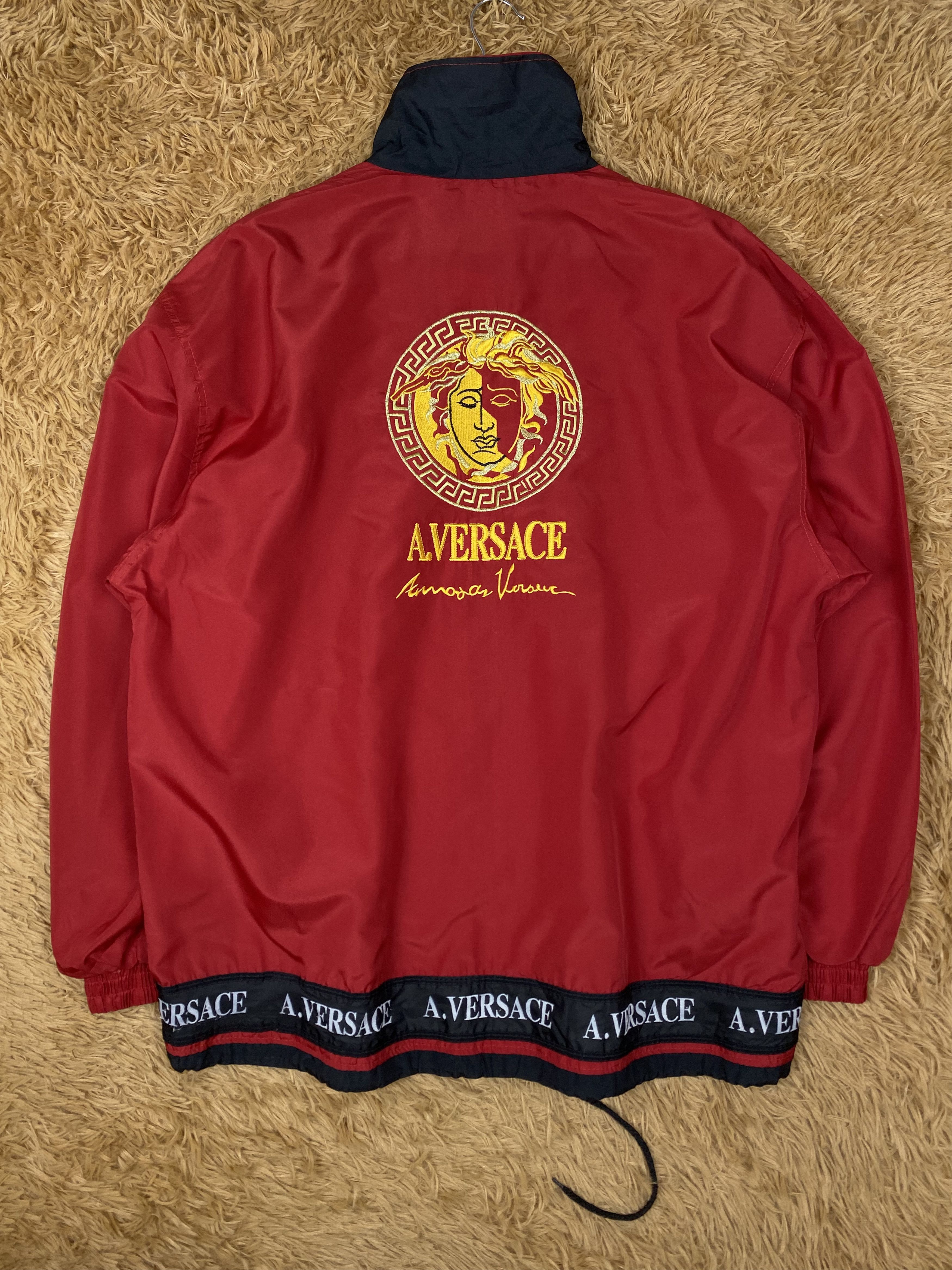 Vintage Vintage A.Versace Windbreaker PS0367 Size US M / EU 48-50 / 2 - 6 Thumbnail