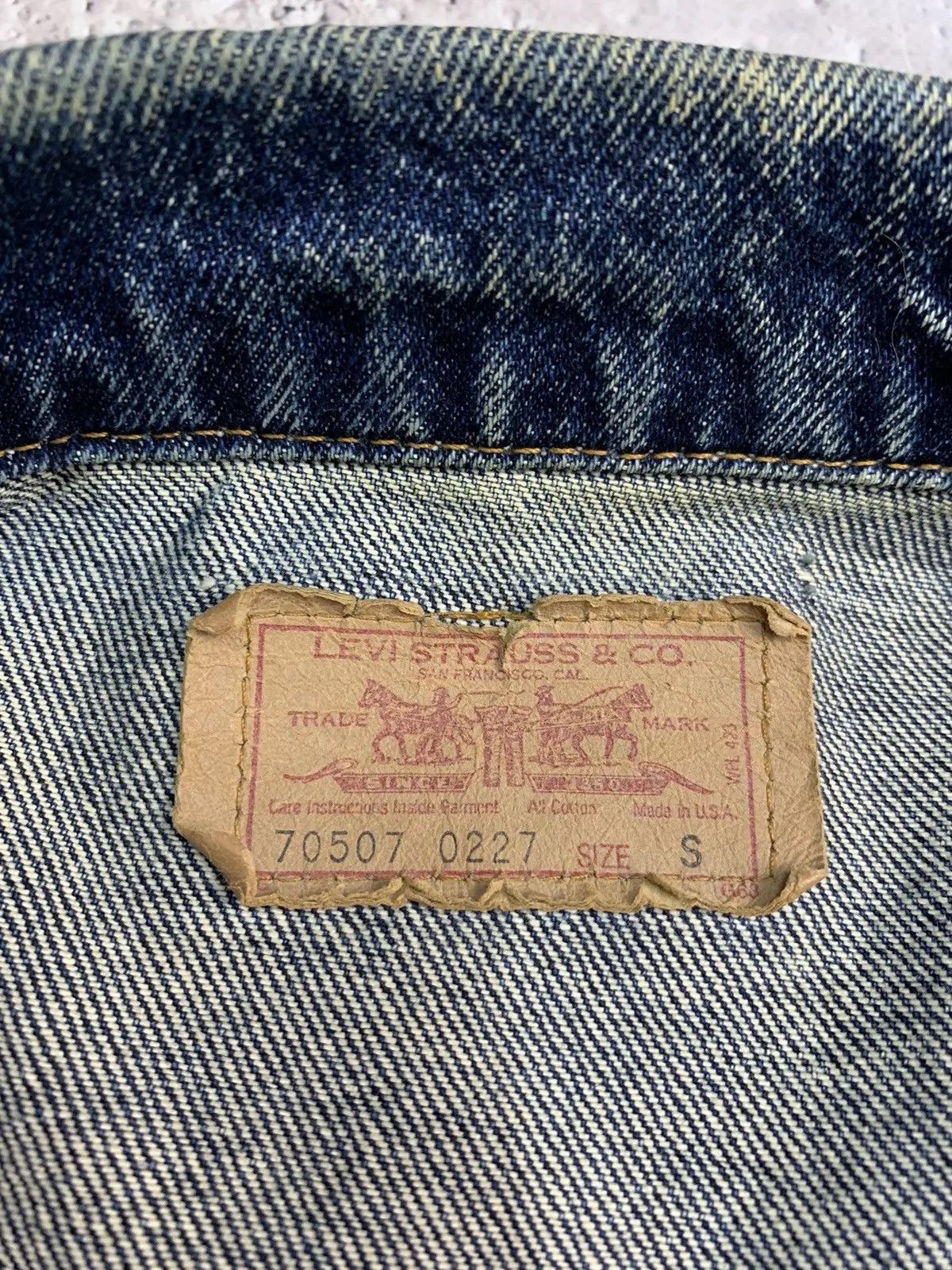 Levi's Vintage Y2K Levi’s denim jacket vintage USA rare 1970s S Size US S / EU 44-46 / 1 - 13 Thumbnail