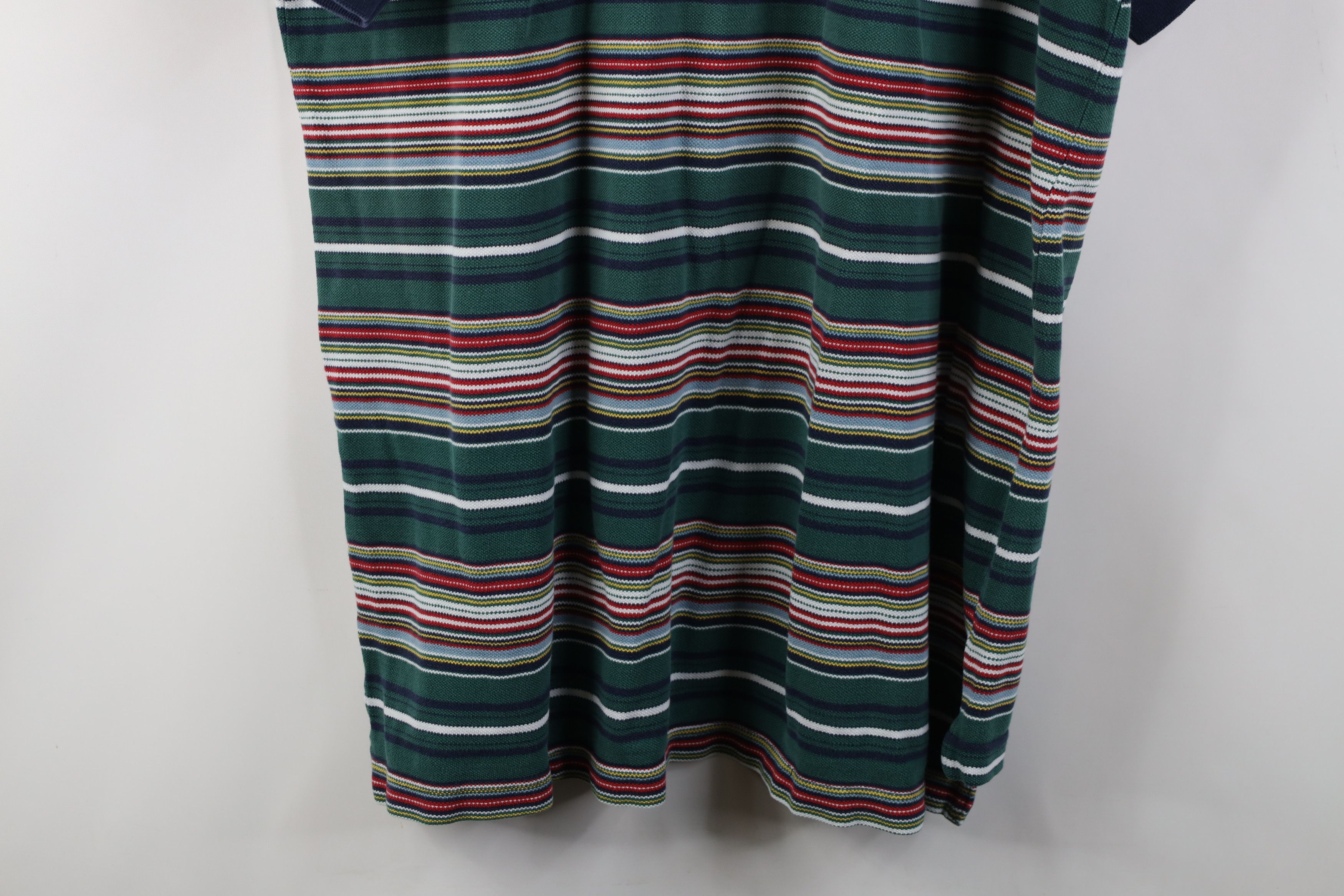 Vintage Vintage 90s Streetwear Striped Knit Collared Golf Polo Shirt Size US XL / EU 56 / 4 - 10 Thumbnail