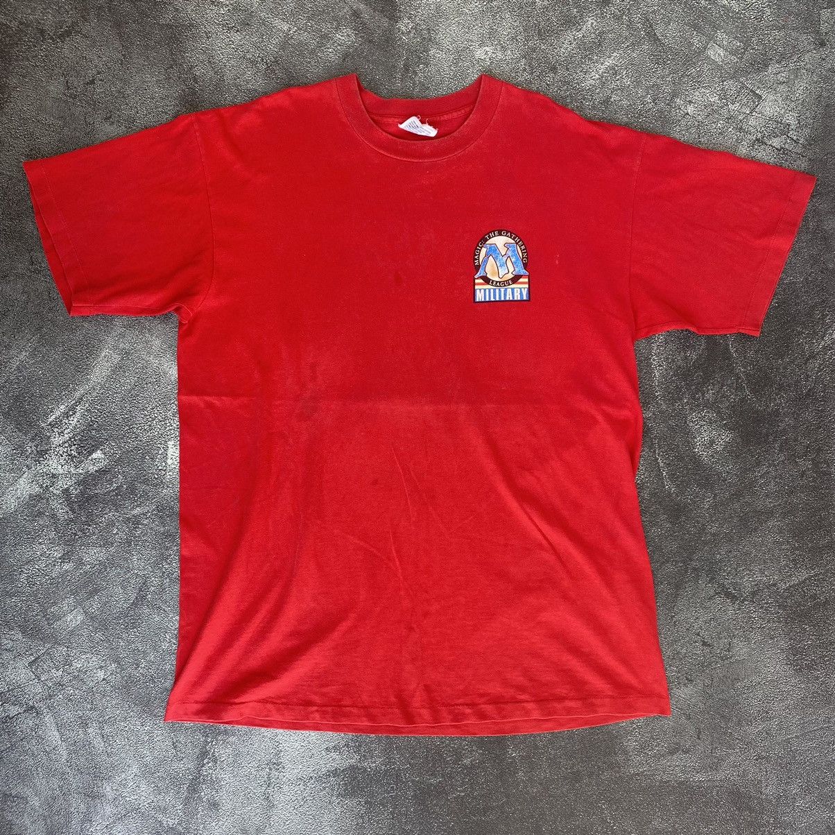 Cartoon Network × Vintage Vintage Very Rare Magic the gathering military game tee Size US XL / EU 56 / 4 - 7 Thumbnail