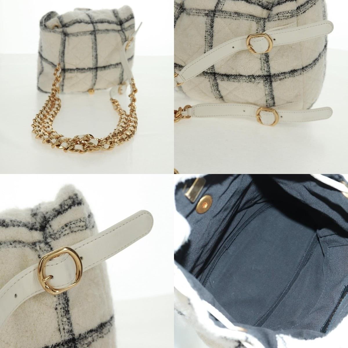 Chanel Chanel Tweed Backpack Size ONE SIZE - 4 Thumbnail