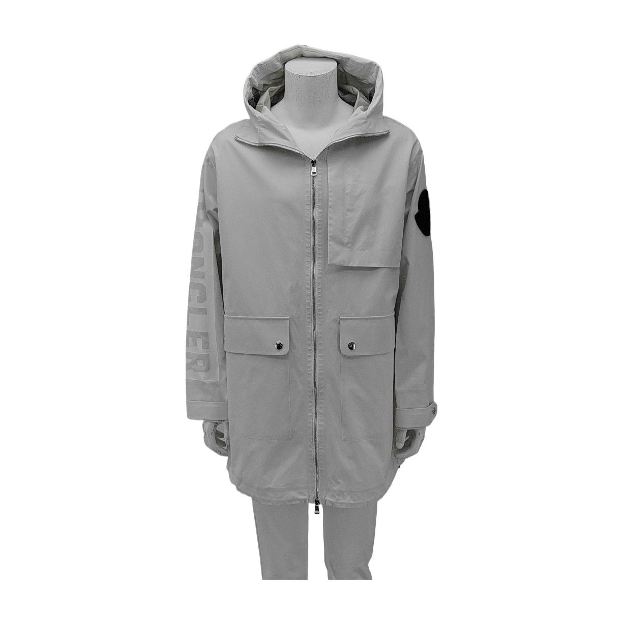 Moncler Moncler Logo Hooded Light Parka Size 4 Size US XL / EU 56 / 4 - 1 Thumbnail