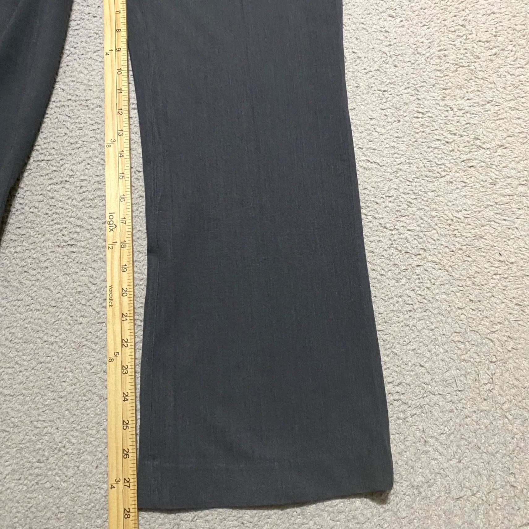 Calvin Klein Calvin Klein Womens Dress Pants Gray Straight High Rise 10 Business Casual Formal Womens Size 32" / US 10 / IT 46 - 6 Thumbnail