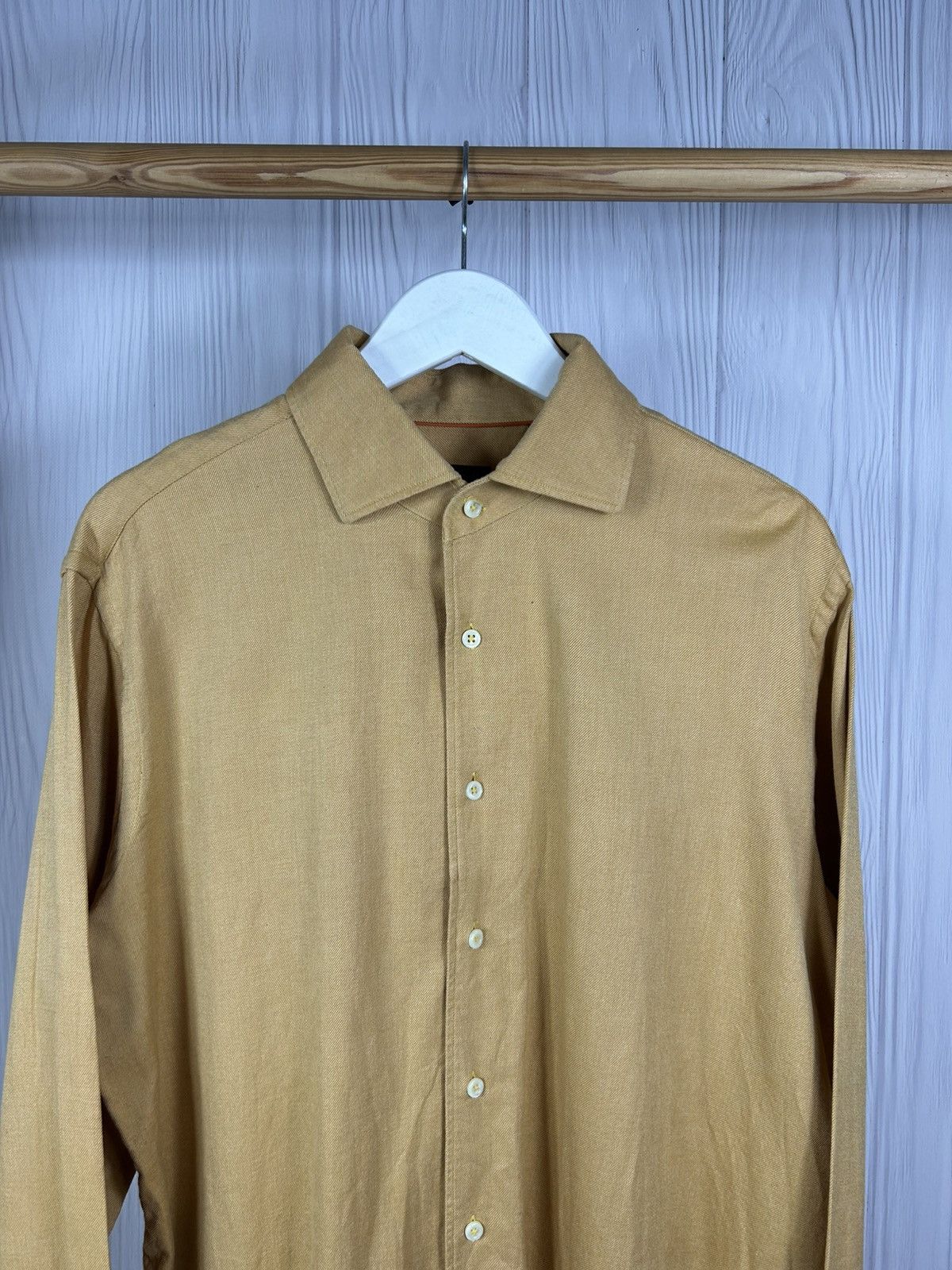 Corneliani Luxury Corneliani ID Button Up Shirt Size 17 1/2 - 44 Size US XL / EU 56 / 4 - 4 Thumbnail
