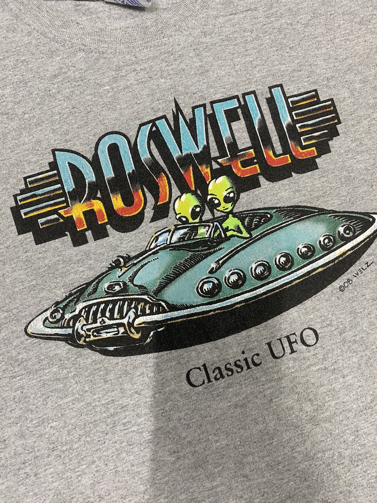Alien Workshop × Vintage Y2K ROSWELL CLASSIC UFO 2008 RARE TEE Size US XL / EU 56 / 4 - 4 Thumbnail