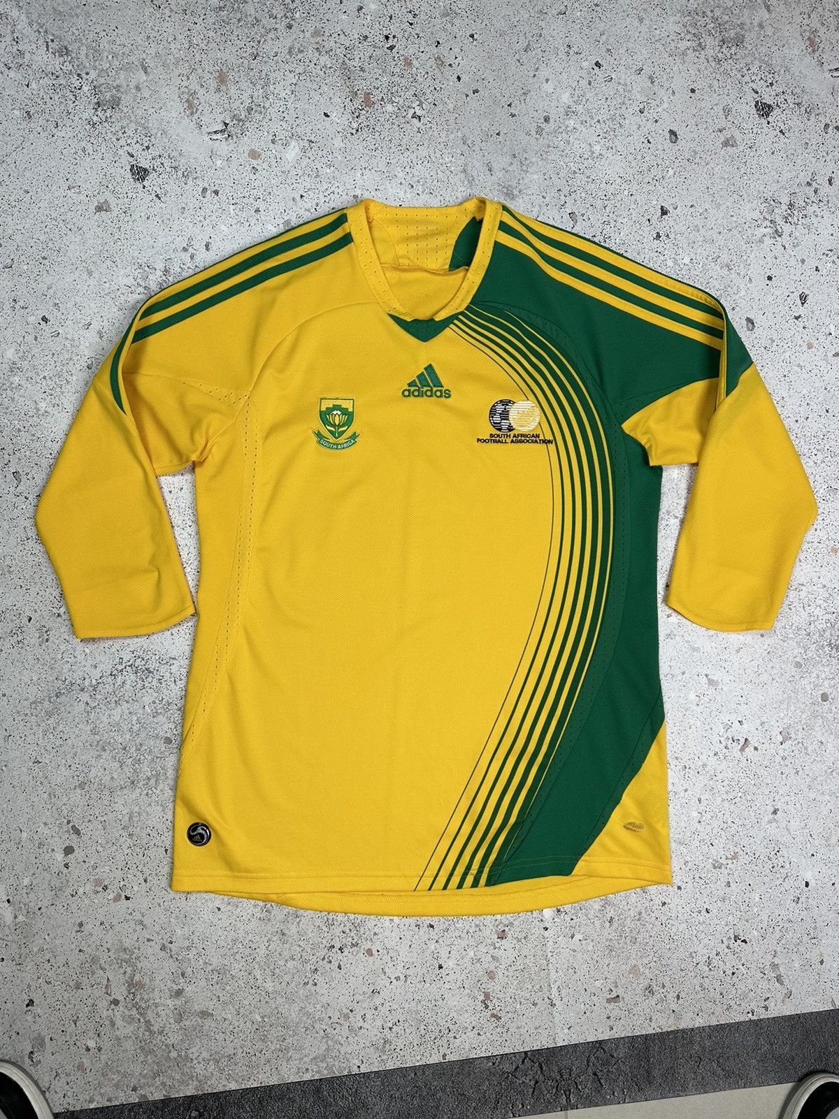 Adidas × Vintage SOUTH AFRICA 2007/2009 3/4 LONG SLEEVE SHIRT JERSEY ADIDAS M Size US M / EU 48-50 / 2 - 8 Thumbnail
