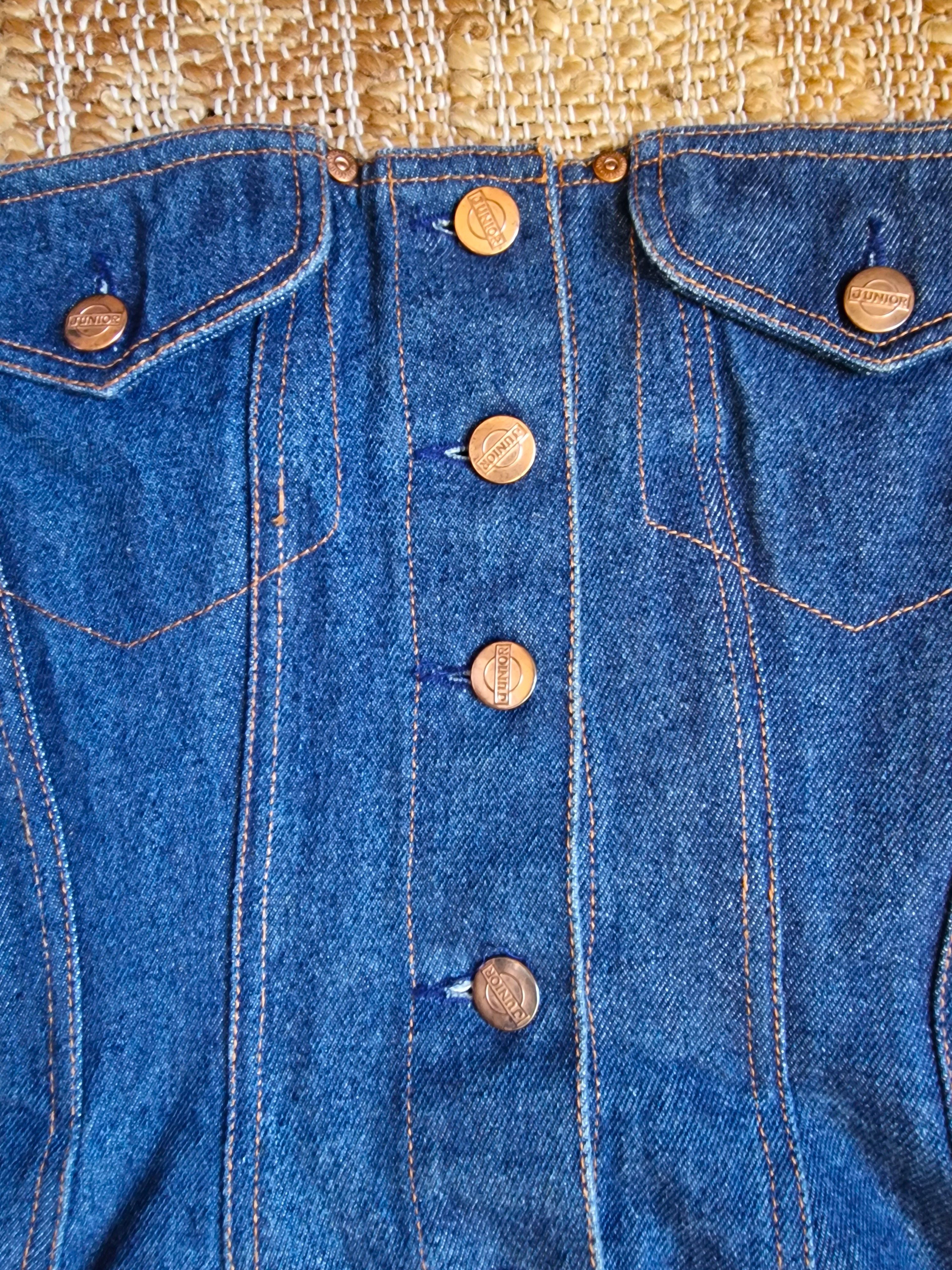 Jean Paul Gaultier 1992 DD Denim Bustier Large Medium Dress