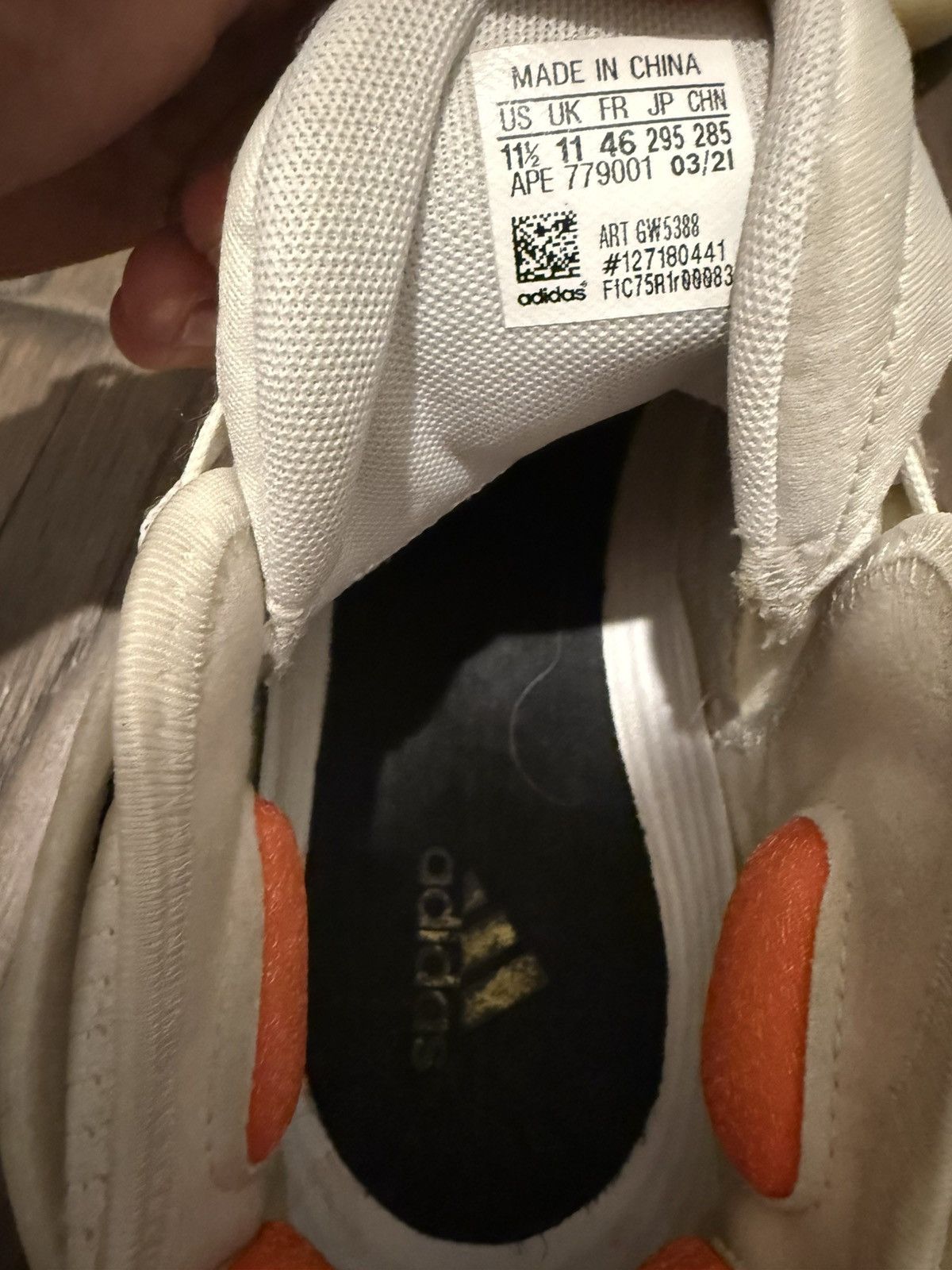 Adidas Harden Vol. 5 Size US 11.5 / EU 44-45 - 5 Thumbnail