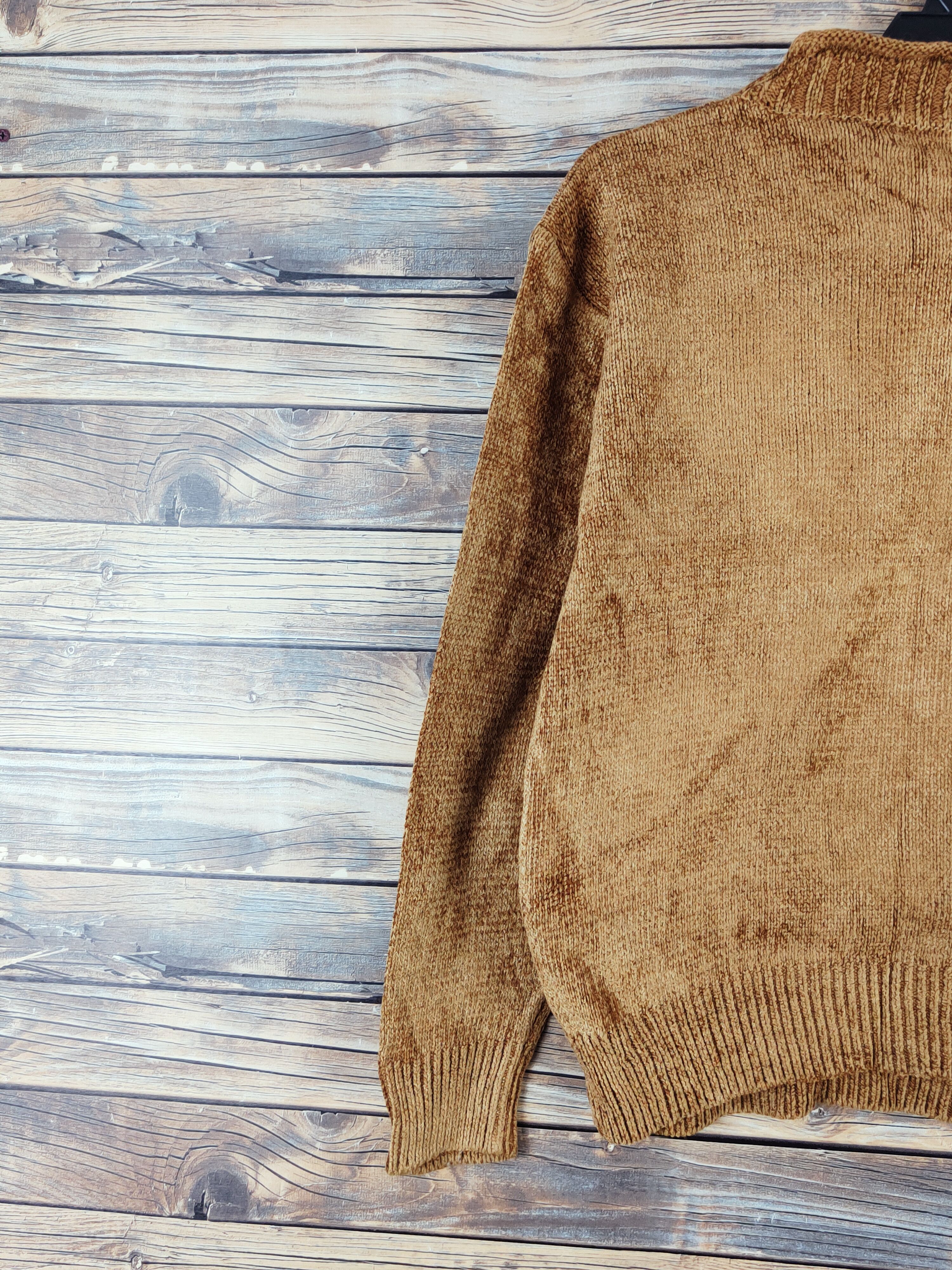 Homespun Knitwear × Japanese Brand × Vintage Banana Boat Brown Flower Knitwear Sweatshirts #W999 Size M / US 6-8 / IT 42-44 - 9 Thumbnail