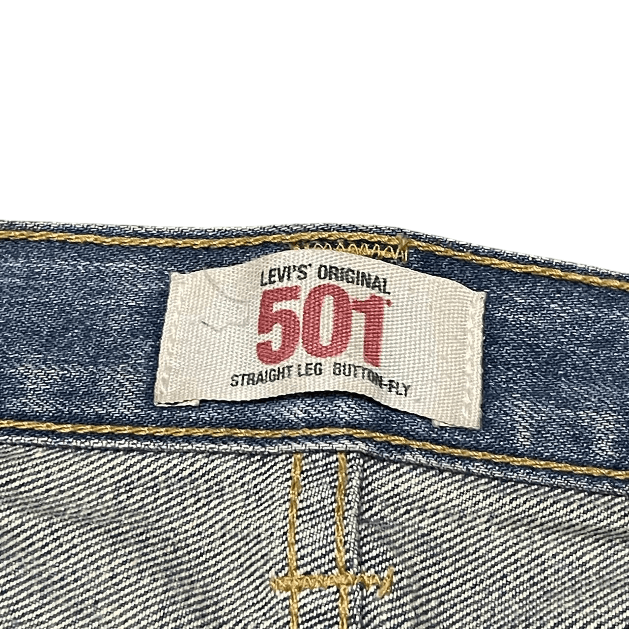 Levi's Vintage Levis 501 Distressed Denim Straight Leg Button Fly Size US 34 / EU 50 - 8 Thumbnail