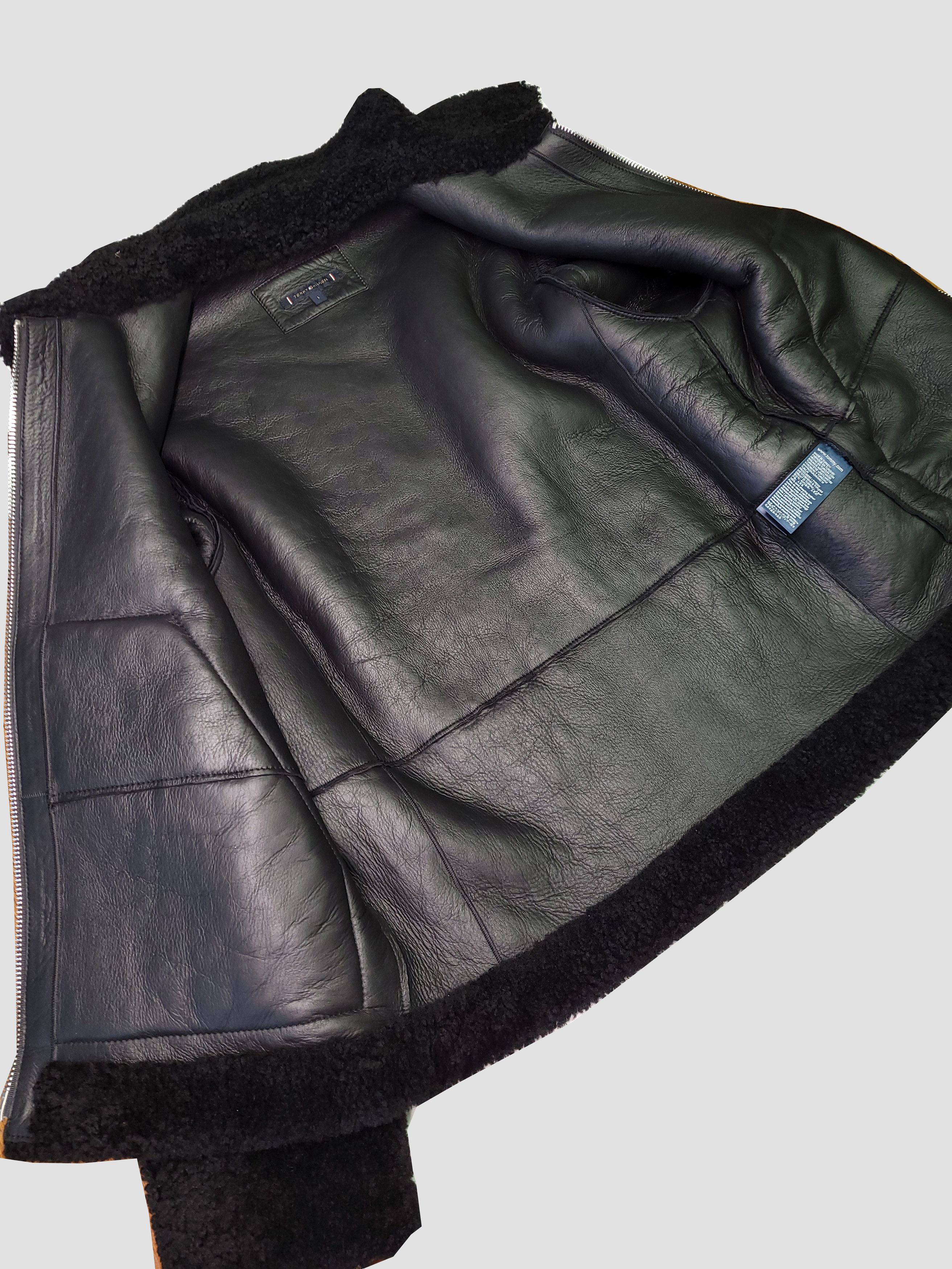 Tommy Hilfiger TOMMY HILFIGER _ AVIATOR _ ELEVATED SHEARLING JACKET _ LAMB Size US L / EU 52-54 / 3 - 5 Thumbnail