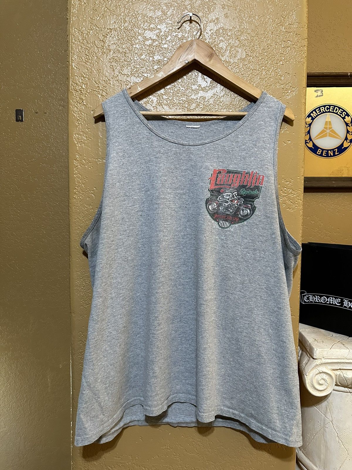 4GSELLER × Harley Davidson × West Coast Choppers Laughlin Motorcycle Rally Skeleton Tank Top XL Choppers Size US XL / EU 56 / 4 - 3 Thumbnail