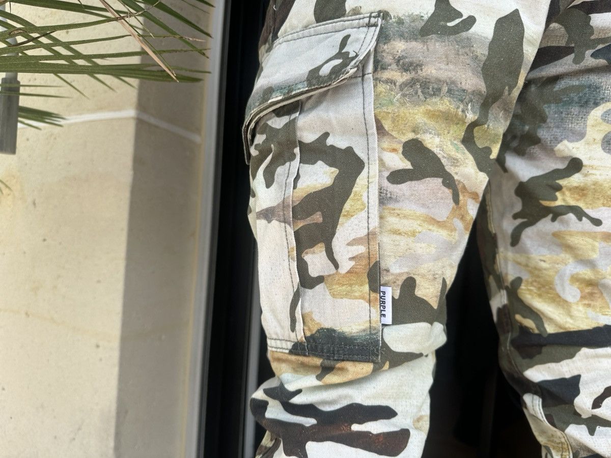 Purple Brand PANTALON CARGO CAMO Size US 30 / EU 46 - 2 Thumbnail