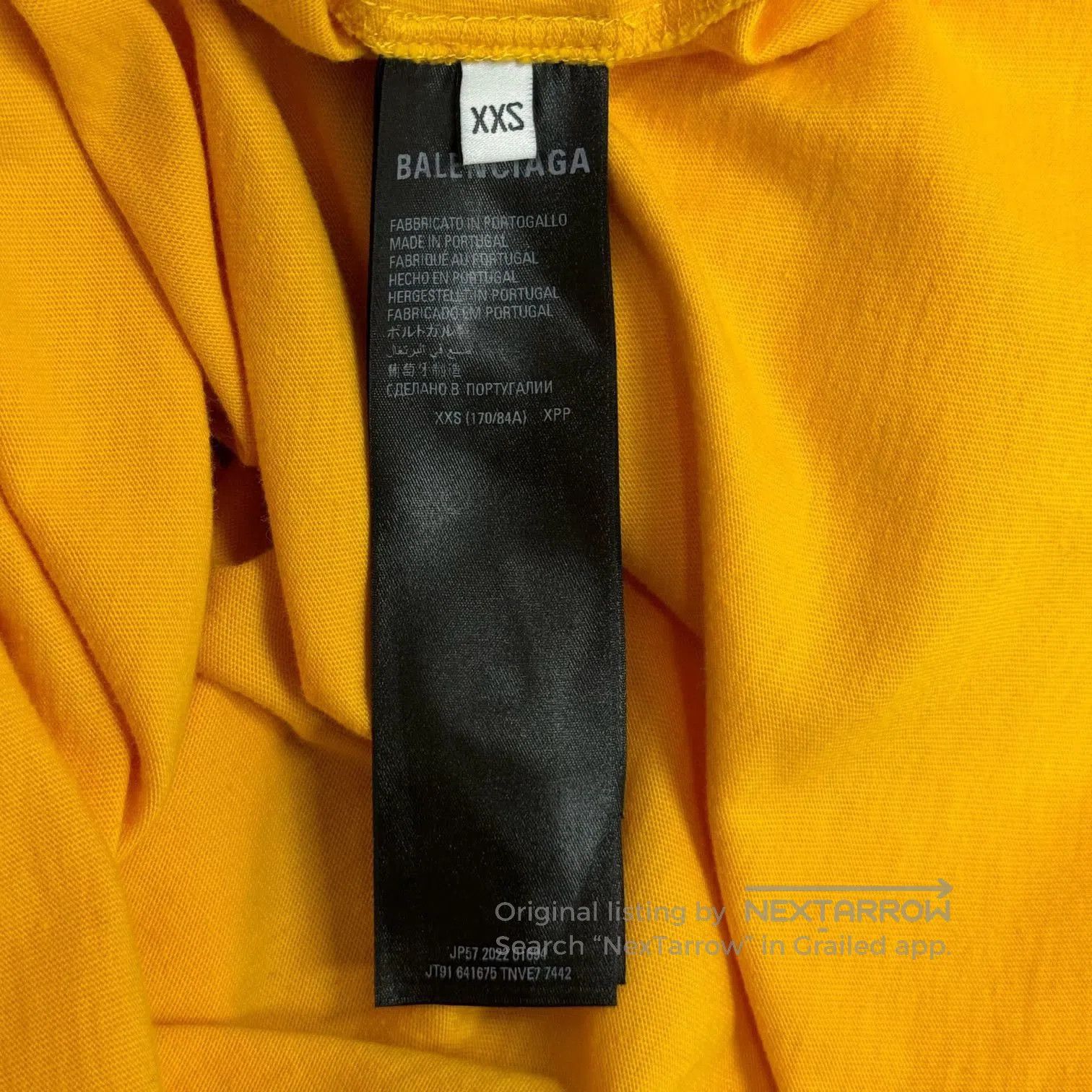 Balenciaga Balenciaga Yellow Graffiti Cola T. Size XXS / US 00 / IT 34 - 5 Thumbnail