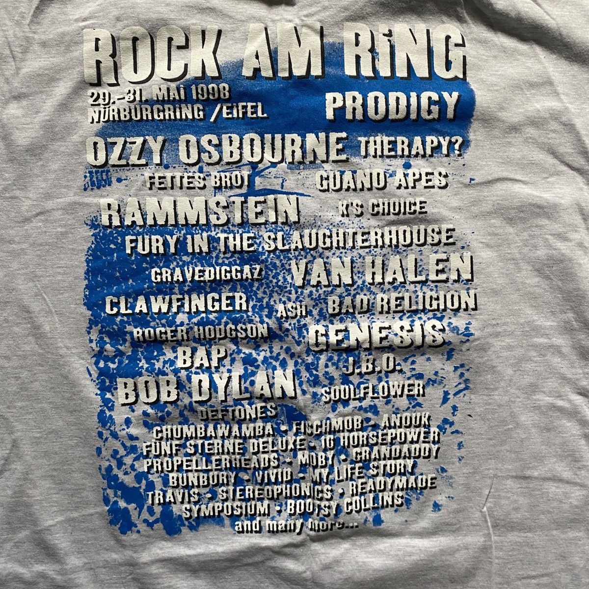 Band Tees VINTAGE 1998 MTV ROCK AM RING RARE FEST BAND T SHIRT 71 Size US XL / EU 56 / 4 - 3 Thumbnail