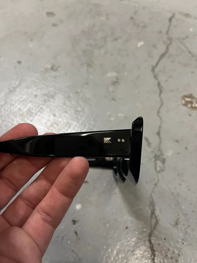 Kiko Kostadinov × Vintage Kiko Kostadinov Black Sunglasses Size ONE SIZE - 9 Thumbnail