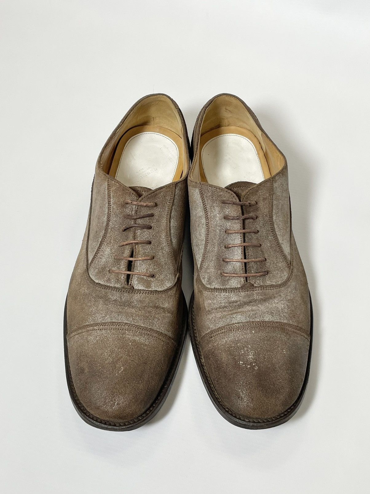 Maison Margiela ‘Mould’ Effect Suede Oxford Shoes Size US 11 / EU 44 - 9 Thumbnail