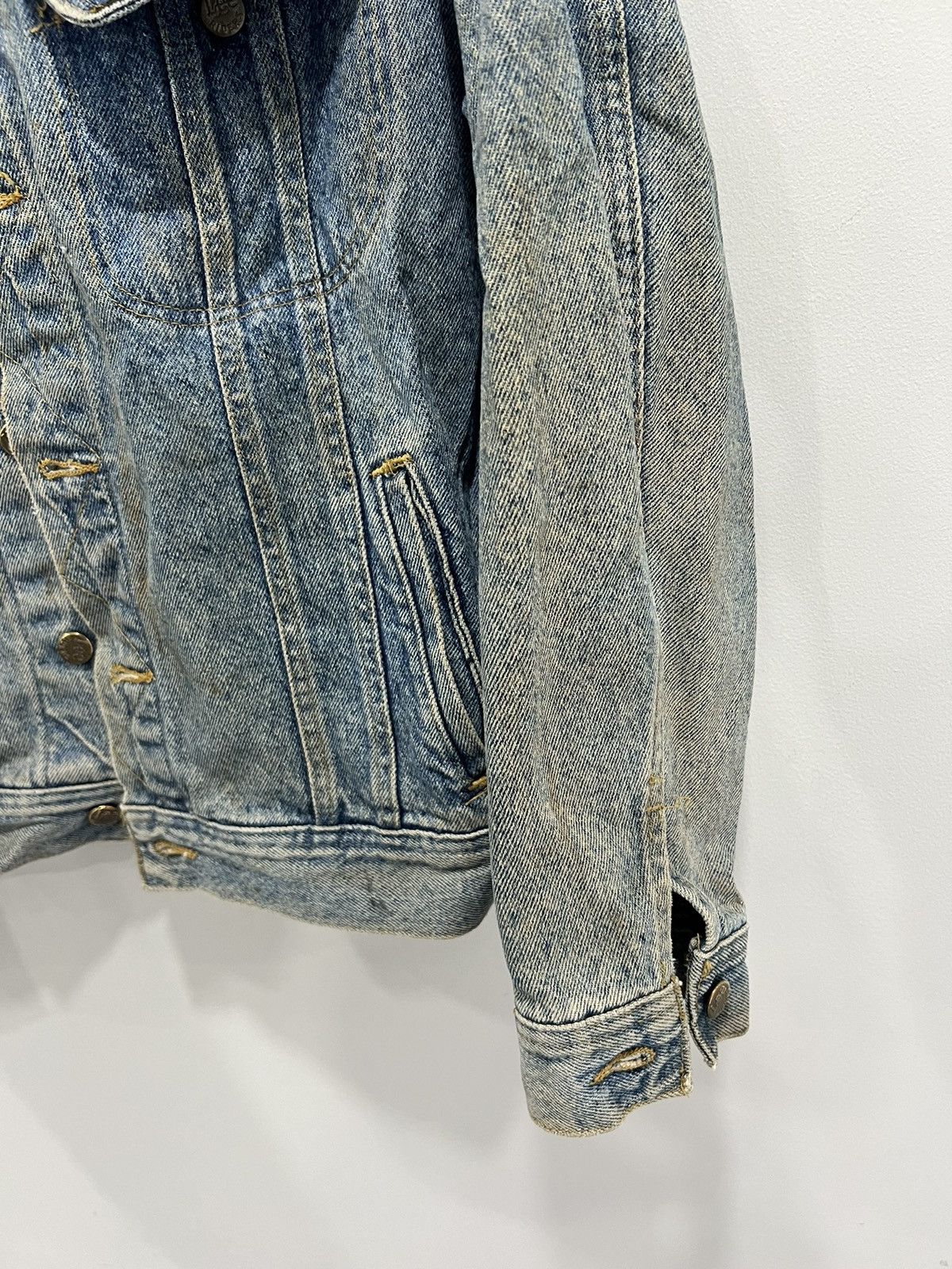 Lee Vintage 70s 80s Lee Denim Jacket Graphic Chevrolet racing Size US L / EU 52-54 / 3 - 8 Thumbnail