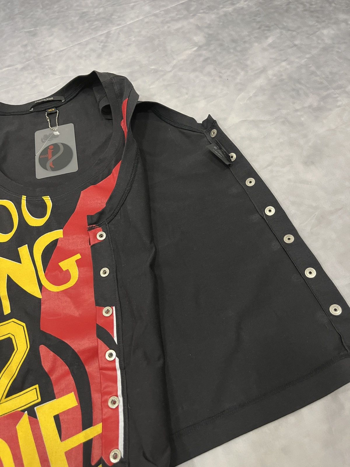 plein sud Plein Sud “Too Young Too Die” Graphic Studded Tank Top Size S / US 4 / IT 40 - 5 Thumbnail