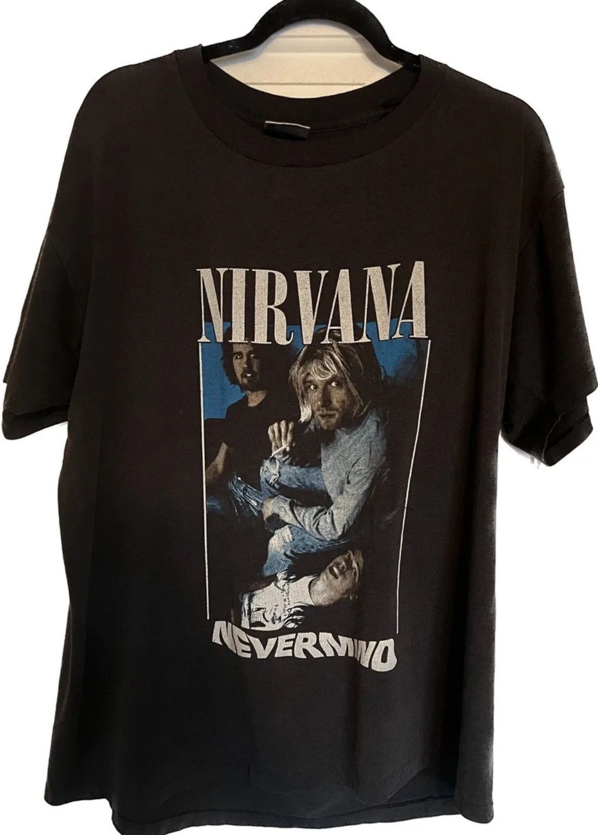 Vintage Vintage Nirvana Nevermind Promo Shirt XL Travis Scott | Grailed