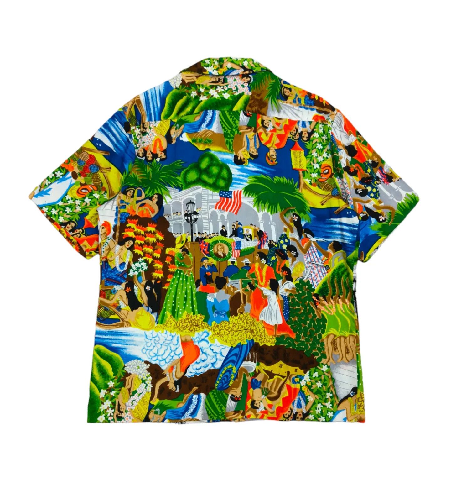 IOLANI IOLANI HAWAIIAN SHIRT Size US XS / EU 42 / 0 - 2 Thumbnail