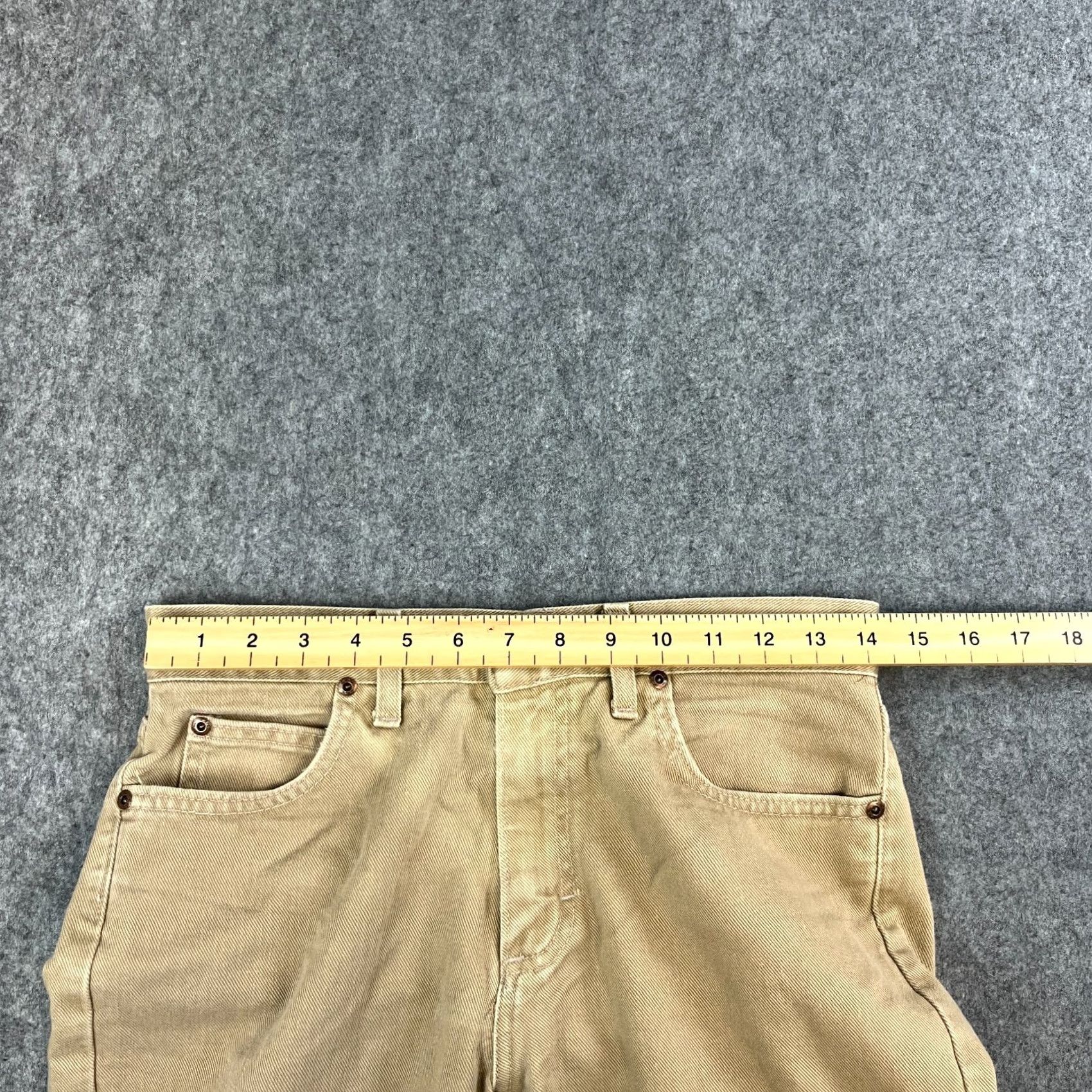 Lee VINTAGE Lee Riders Jeans Regular 28 Beige Cotton 5-Pocket Design Zip Mens Tapered Size US 28 / EU 44 - 6 Thumbnail