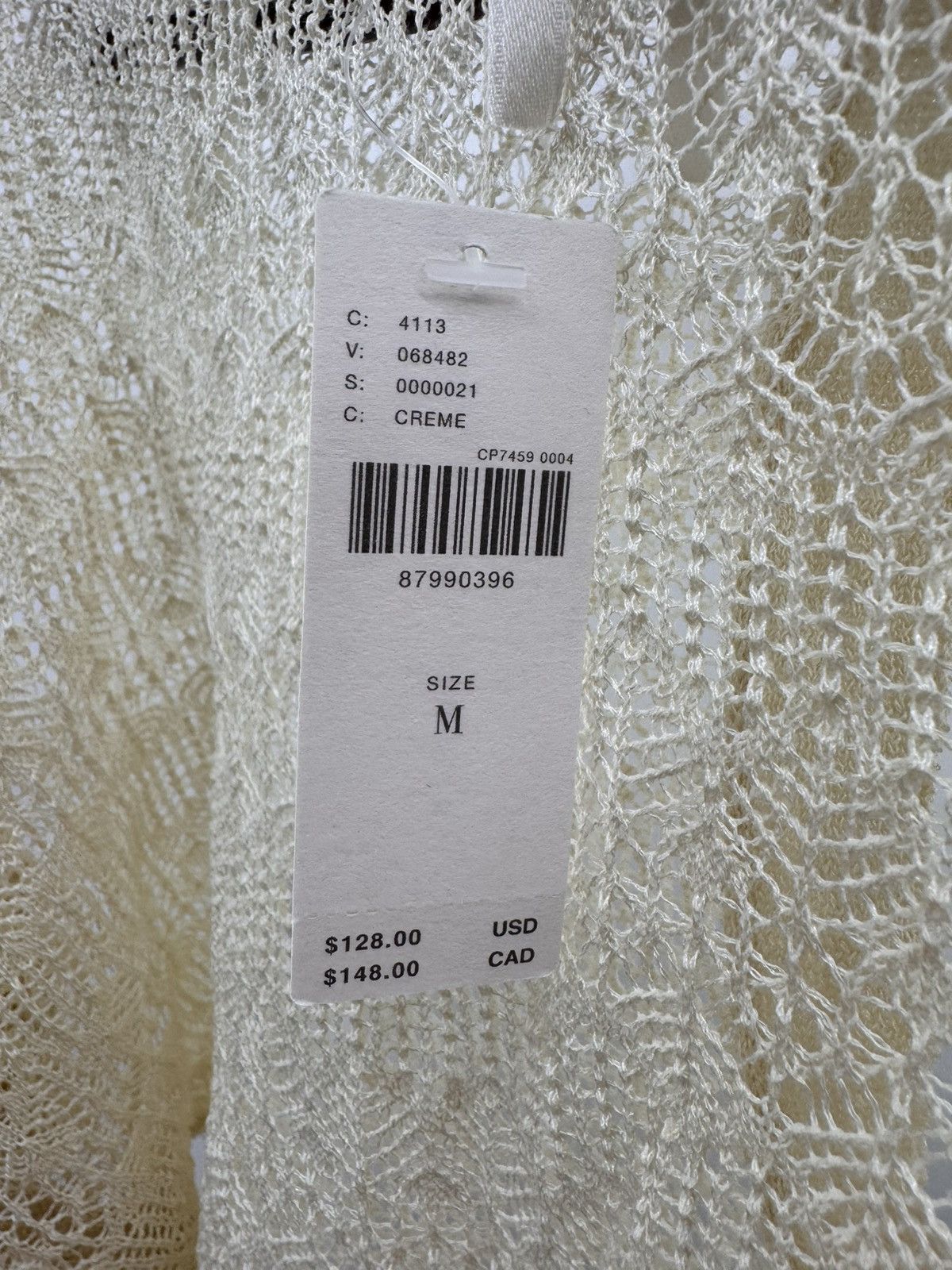 Anthropologie NWT By Anthropologie Sheer Ruffle Pullover Sweater Medium Size M / US 6-8 / IT 42-44 - 5 Thumbnail