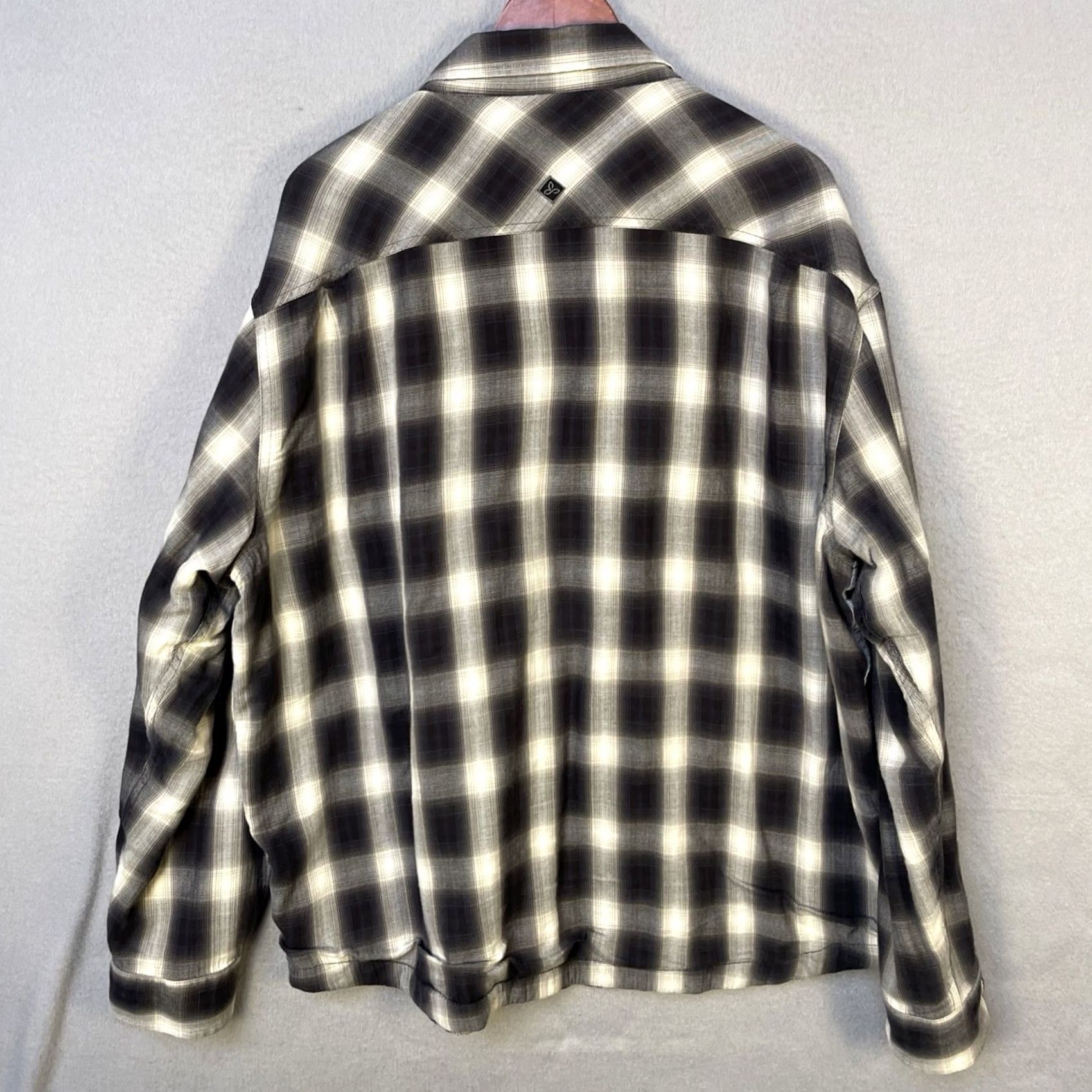 Prana Prana Asylum Flannel Shacket Mens XL Plaid Snap Pockets Thermal Lined Outdoor Shirt Size US XL / EU 56 / 4 - 4 Thumbnail
