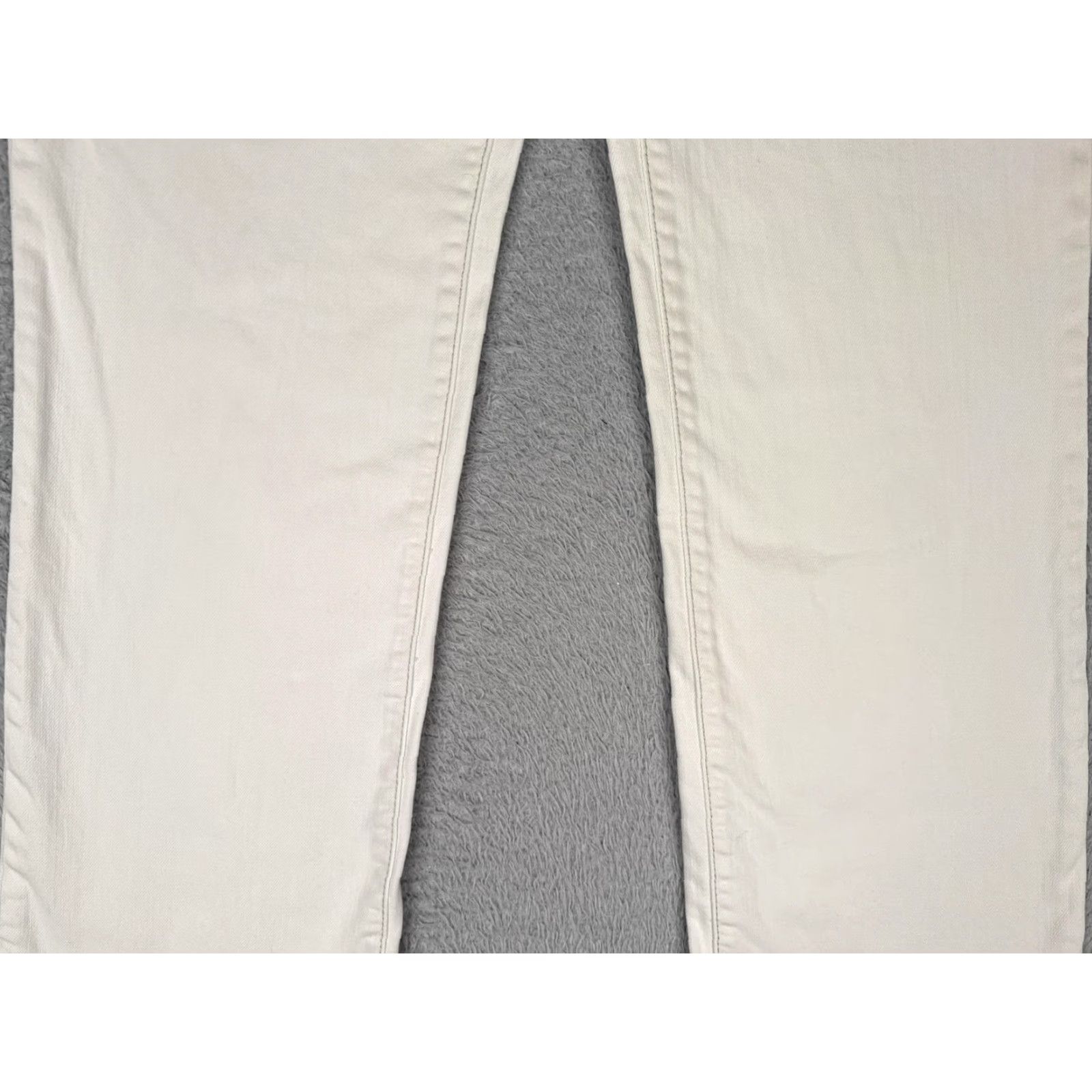 Loft VINTAGE Ann Taylor LOFT Jeans Womens 6 White Original Boot Bootcut Stretch Denim 30x32 Size 28" / US 6 / IT 42 - 3 Thumbnail
