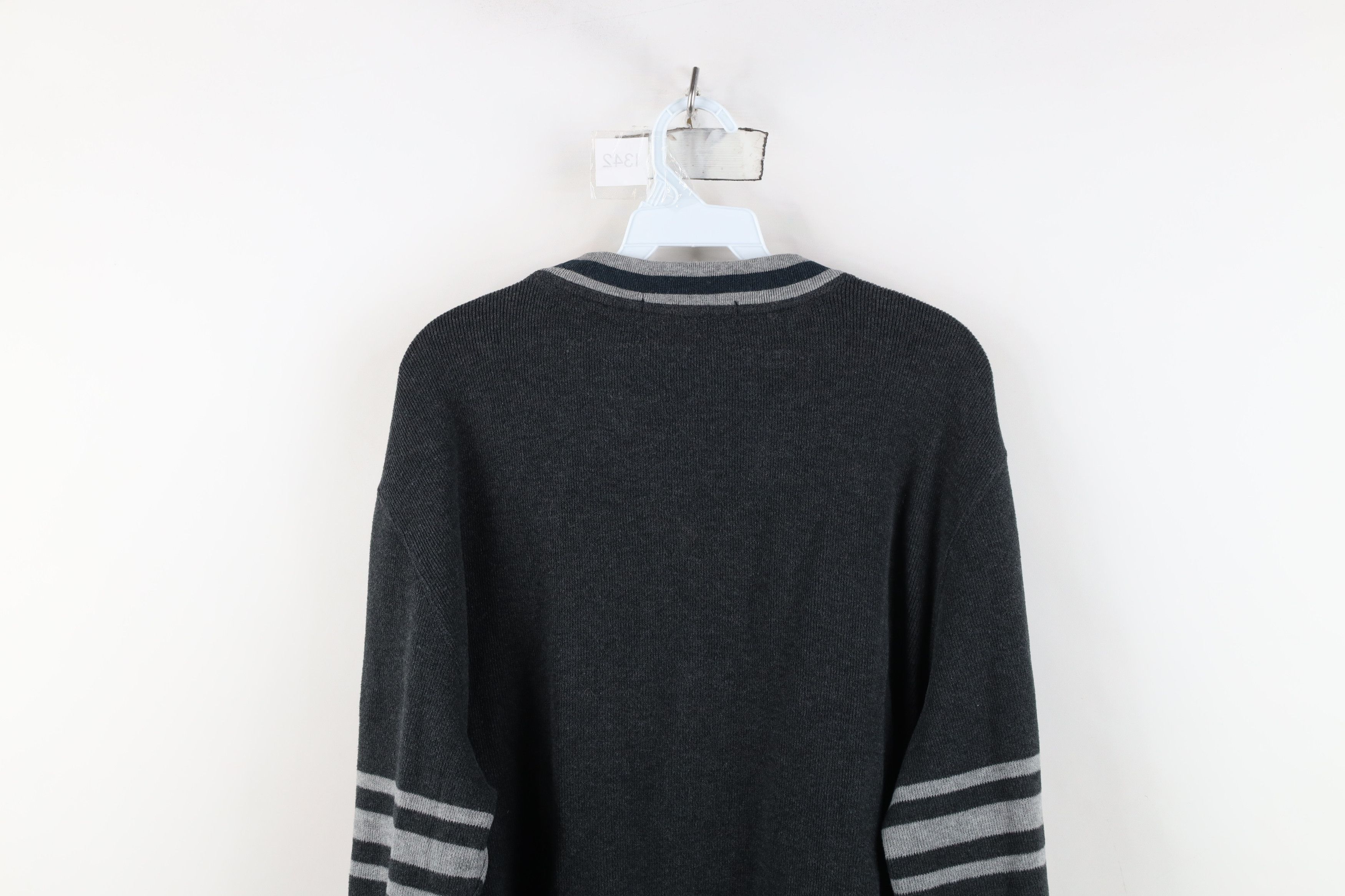 Banana Republic Vintage Y2K 2001 Banana Republic Block Ribbed Knit Sweater Size US L / EU 52-54 / 3 - 9 Thumbnail