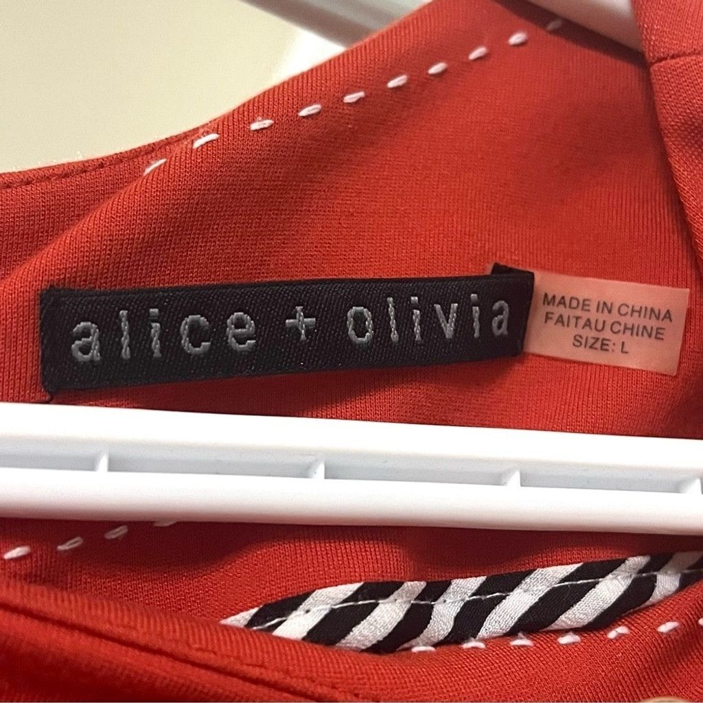 Alice + Olivia ALICE + OLIVIA Victoria Peplum Orange Bodycon Mini Dress Size L / US 10 / IT 46 - 5 Thumbnail