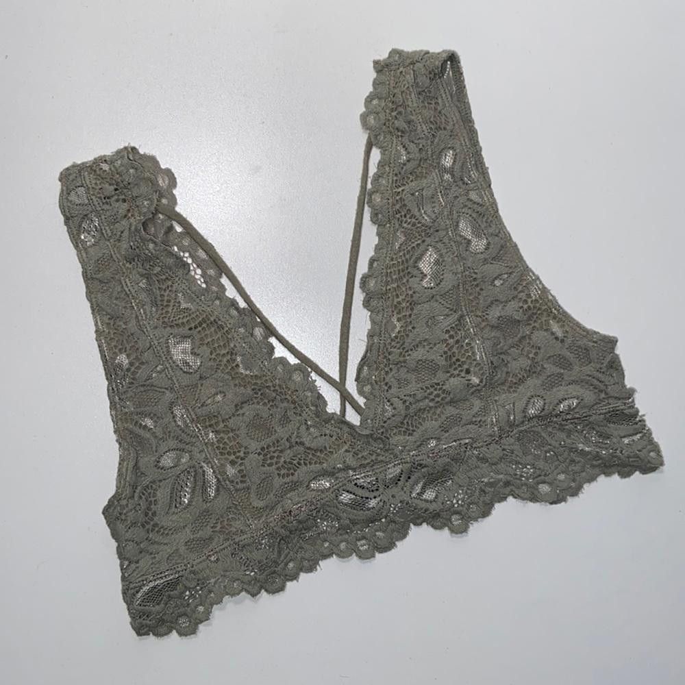Designer Lace & Sheer Bralette Size Medium Size ONE SIZE - 1 Thumbnail