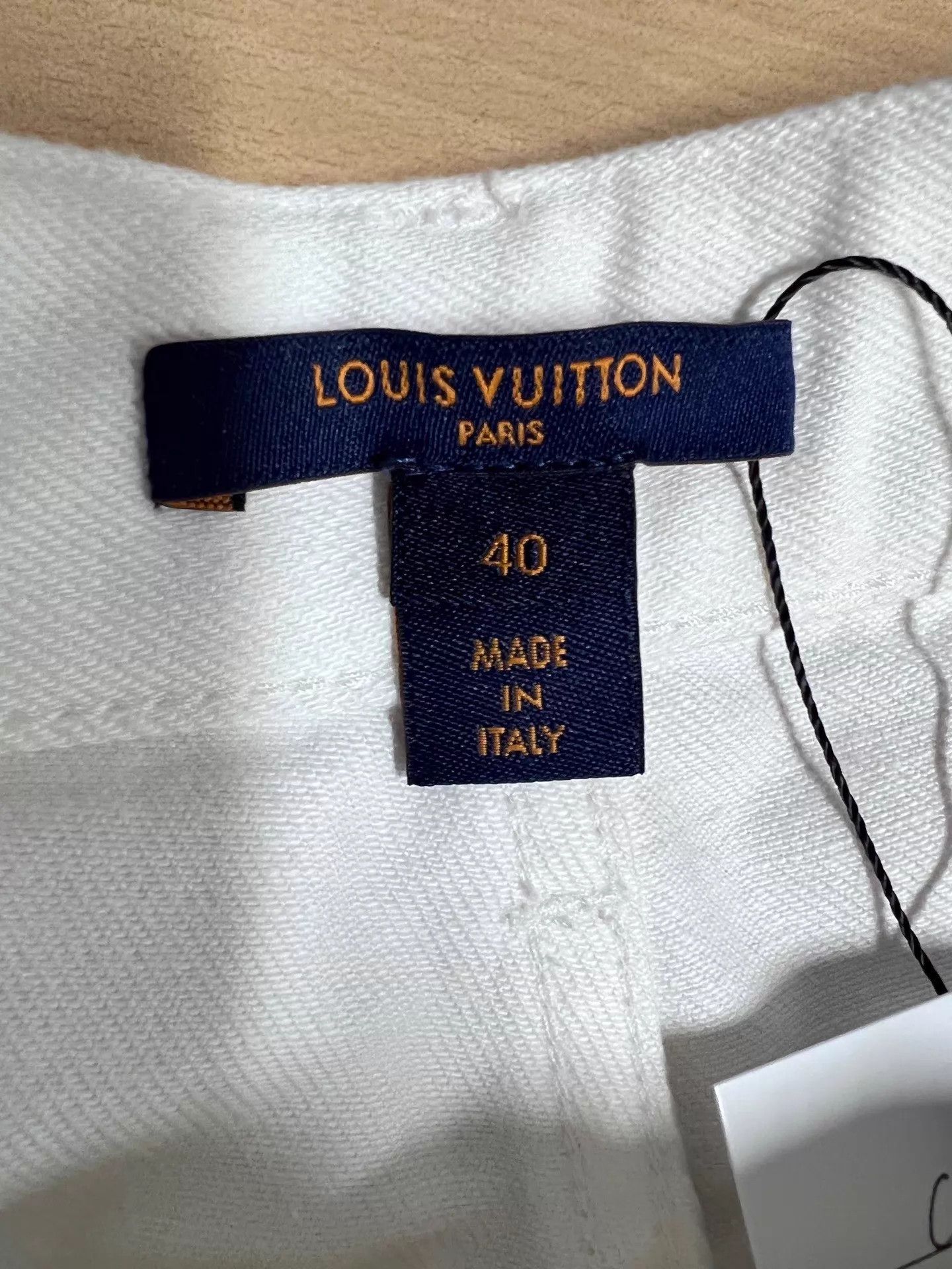 Louis Vuitton Louis Vuitton Monogram Denim Cotton Leather Trim Short 40 Size 28" / US 6 / IT 42 - 3 Thumbnail