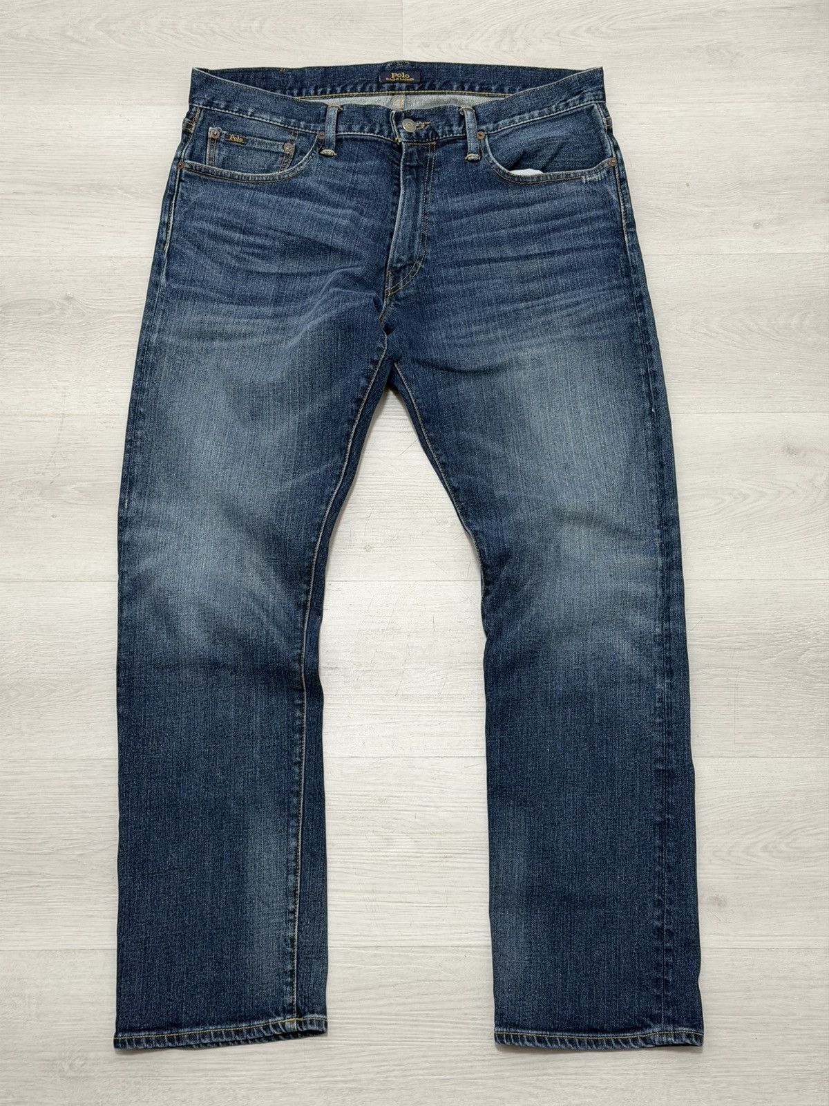 Polo Ralph Lauren Polo Ralph Lauren The Hampton Relaxed Straight Jeans 34x32 Size US 34 / EU 50 - 5 Thumbnail