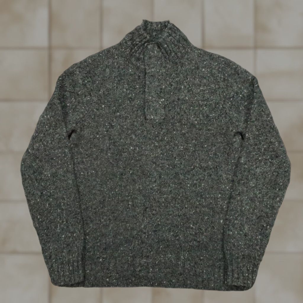 Bonobos Bonobos Mens Sweater Pullover Slim Fit Mock Neck Gray Wool Knit Size US S / EU 44-46 / 1 - 1 Thumbnail
