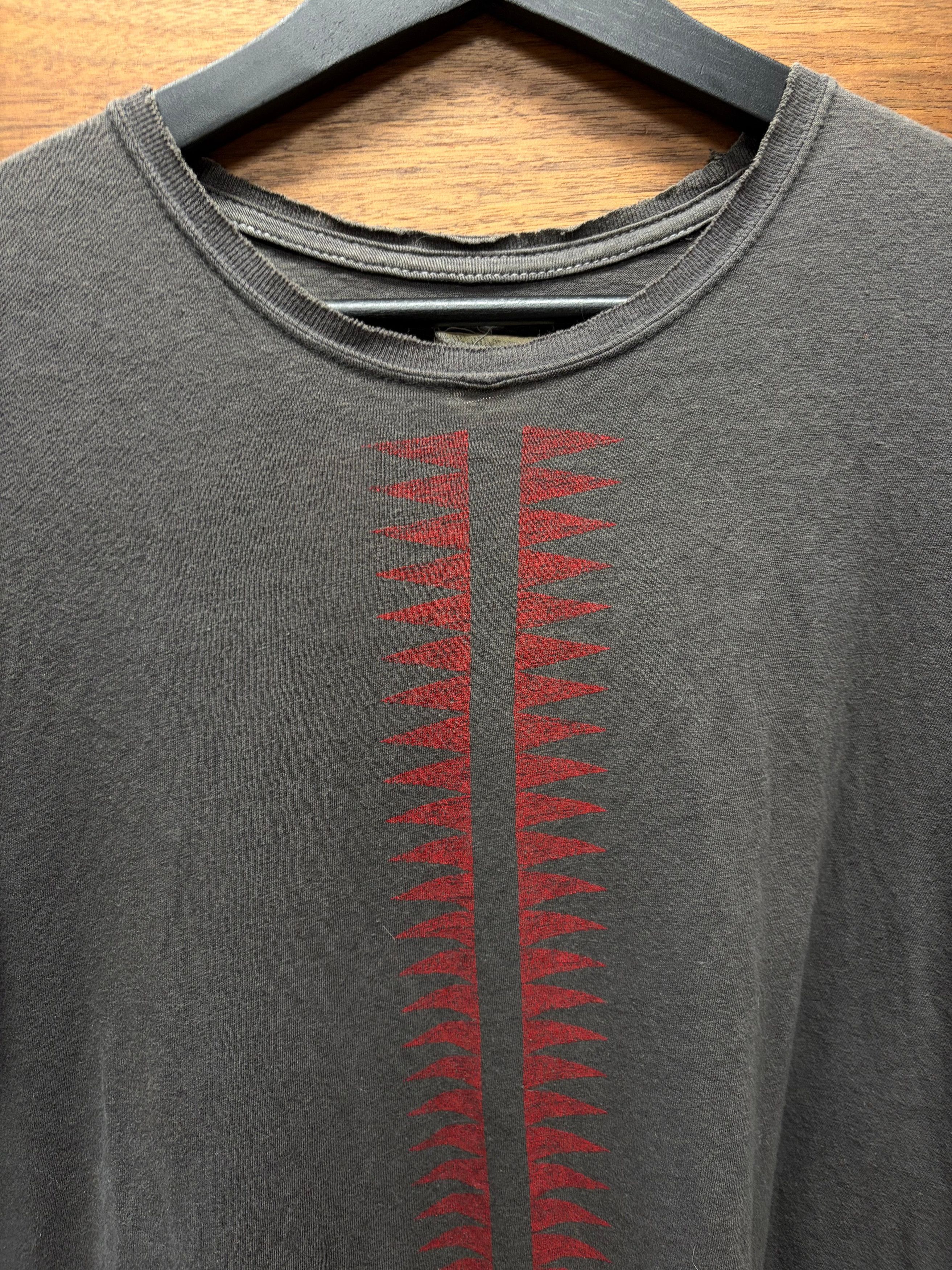 Undercover SS2003 Undercover ‘Scab’ Faded Grey Giz Print T-Shirt Size US M / EU 48-50 / 2 - 2 Thumbnail