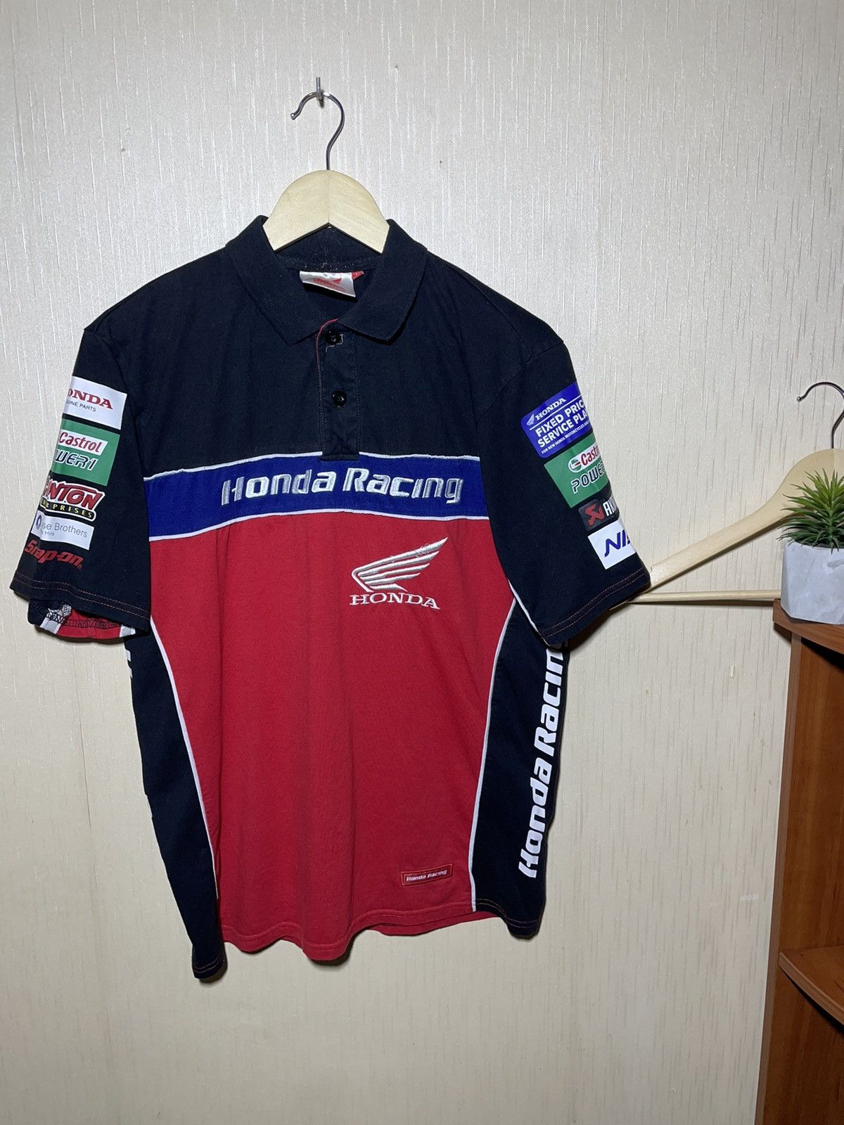 Honda Honda racing polo shirt vintage Size US M / EU 48-50 / 2 - 1 Thumbnail